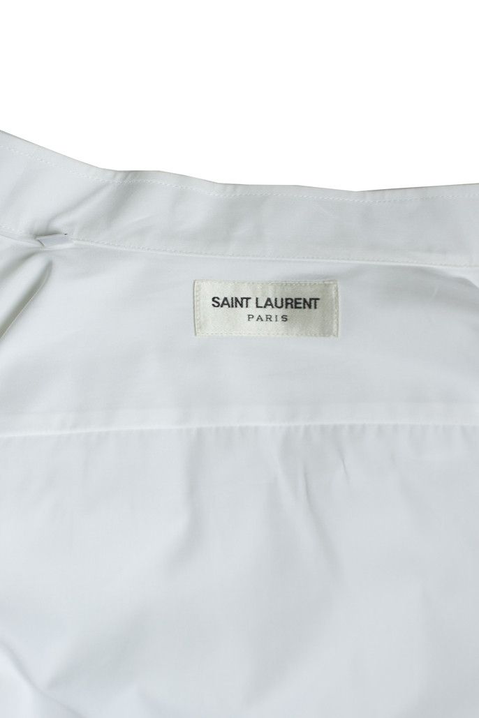 Saint Laurent Paris Saint Laurent, Basic white shirt with round neck Size US L / EU 52-54 / 3 - 5 Thumbnail