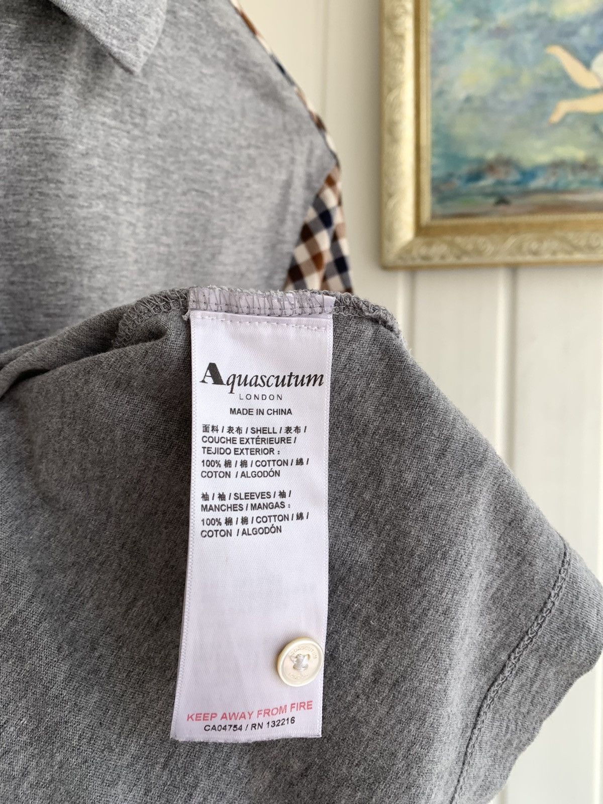 Aquascutum Aquascutum Mens Polo Shirt Size M Size US M / EU 48-50 / 2 - 6 Thumbnail