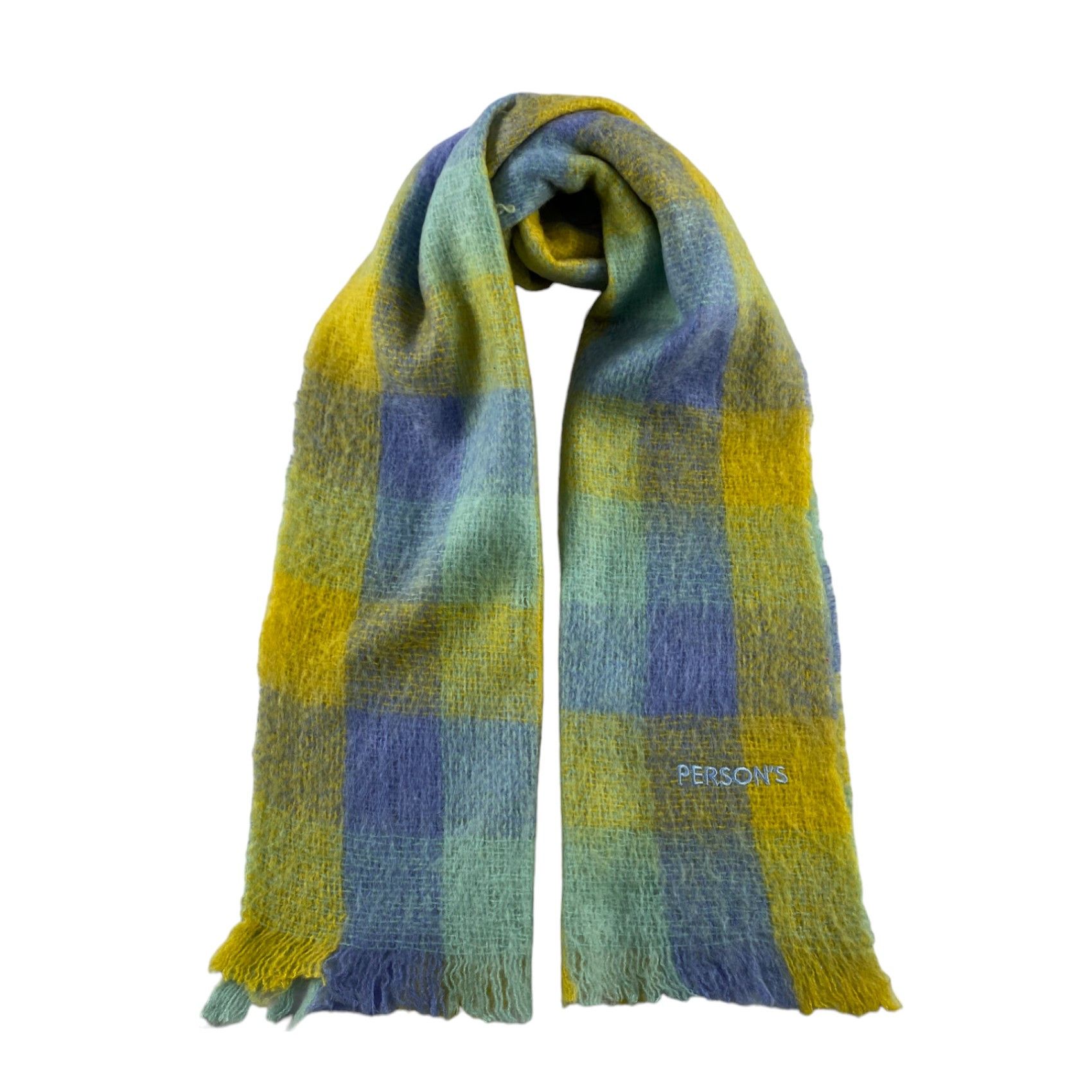 PERSON'S × Vintage Person's Mohair Scarf / Muffler / Neckwear Size ONE SIZE - 1 Thumbnail
