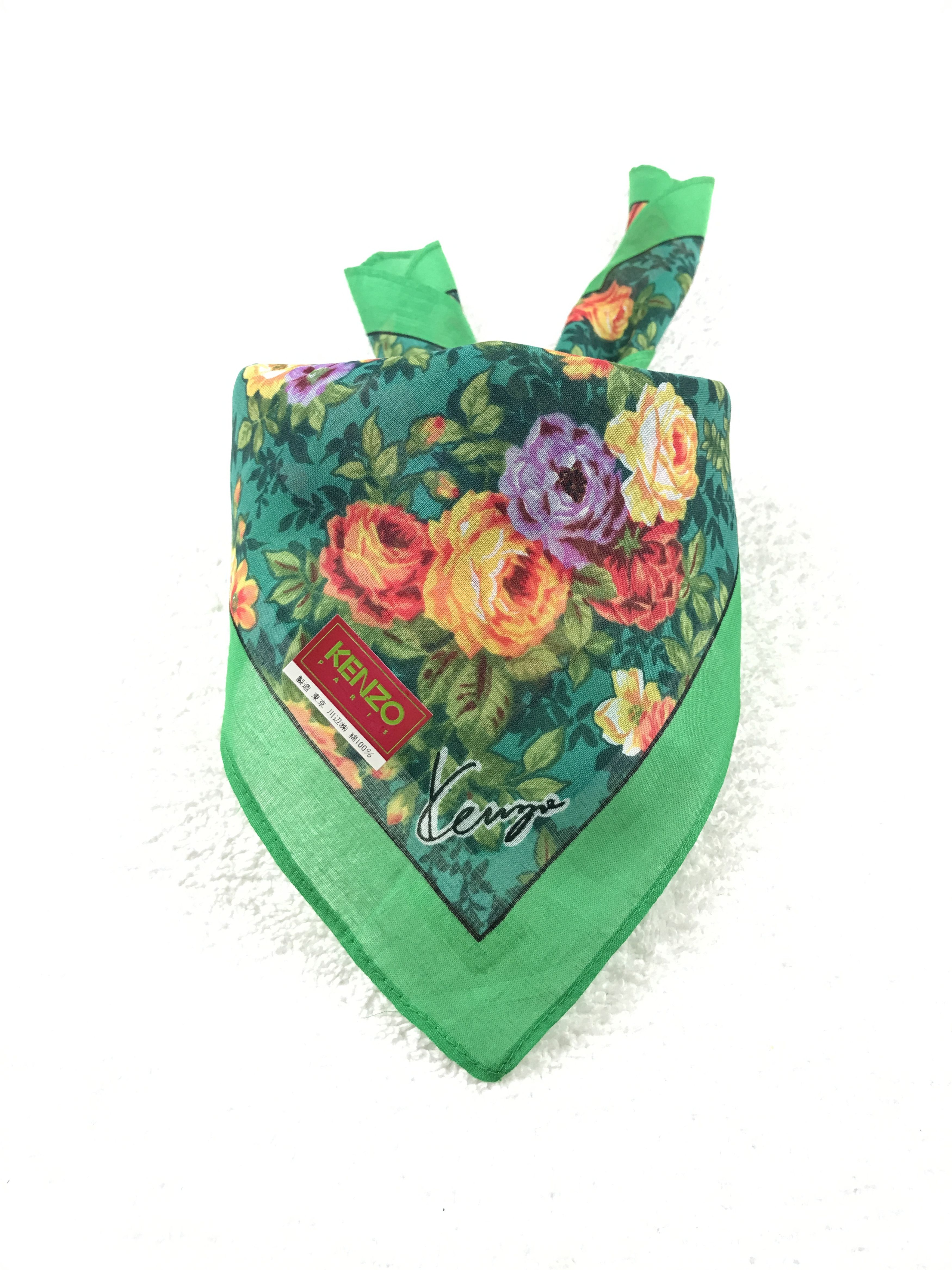 Japanese Brand × Kenzo × Vintage Vintage Kenzo Bandana Neckerchief Handkerchief Size ONE SIZE - 3 Thumbnail