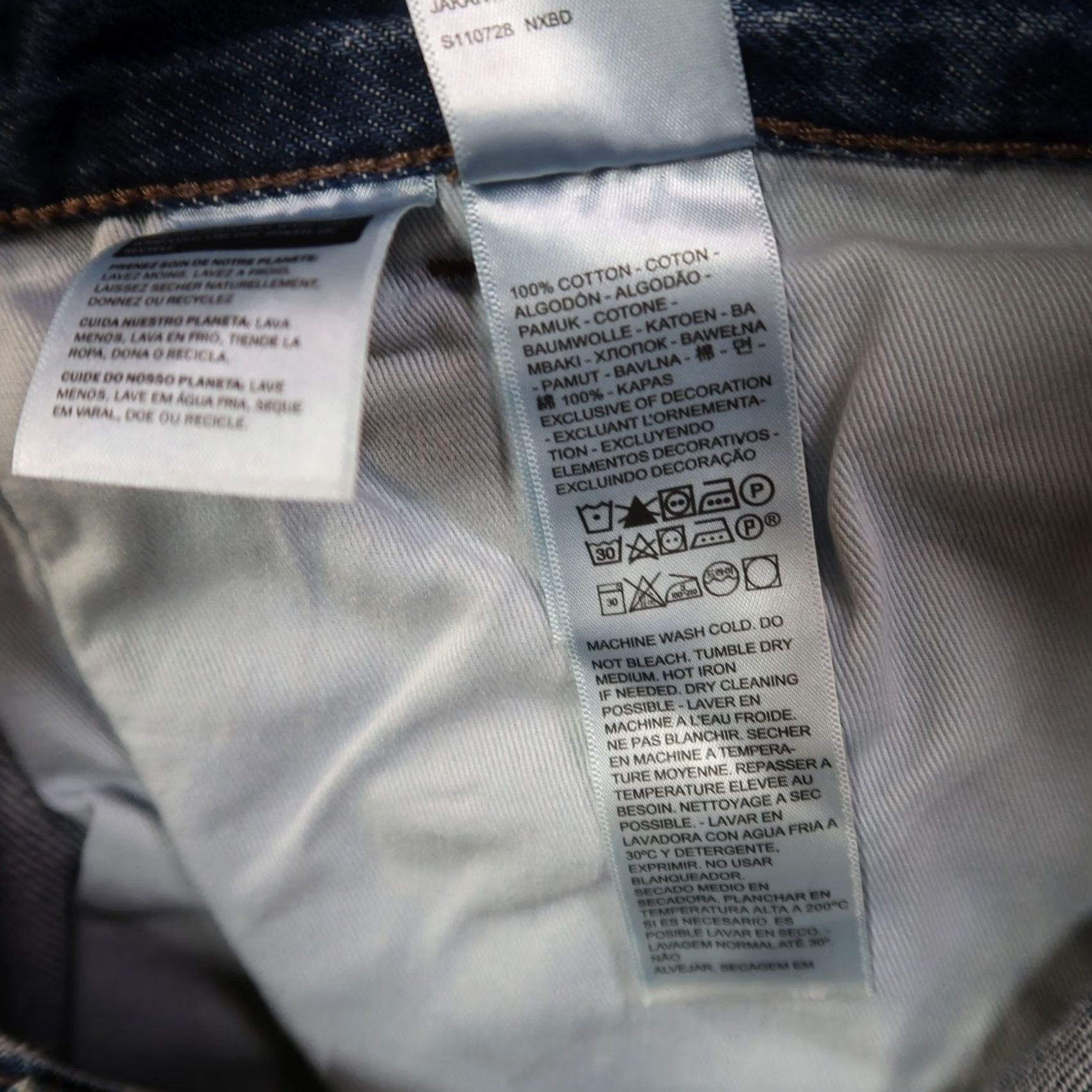 Levi's Levi's Premium 568 Cargo Jeans Men's 36x32 Straight Relaxed Denim Blue 90s Jeans Mens Size US 36 / EU 52 - 6 Thumbnail