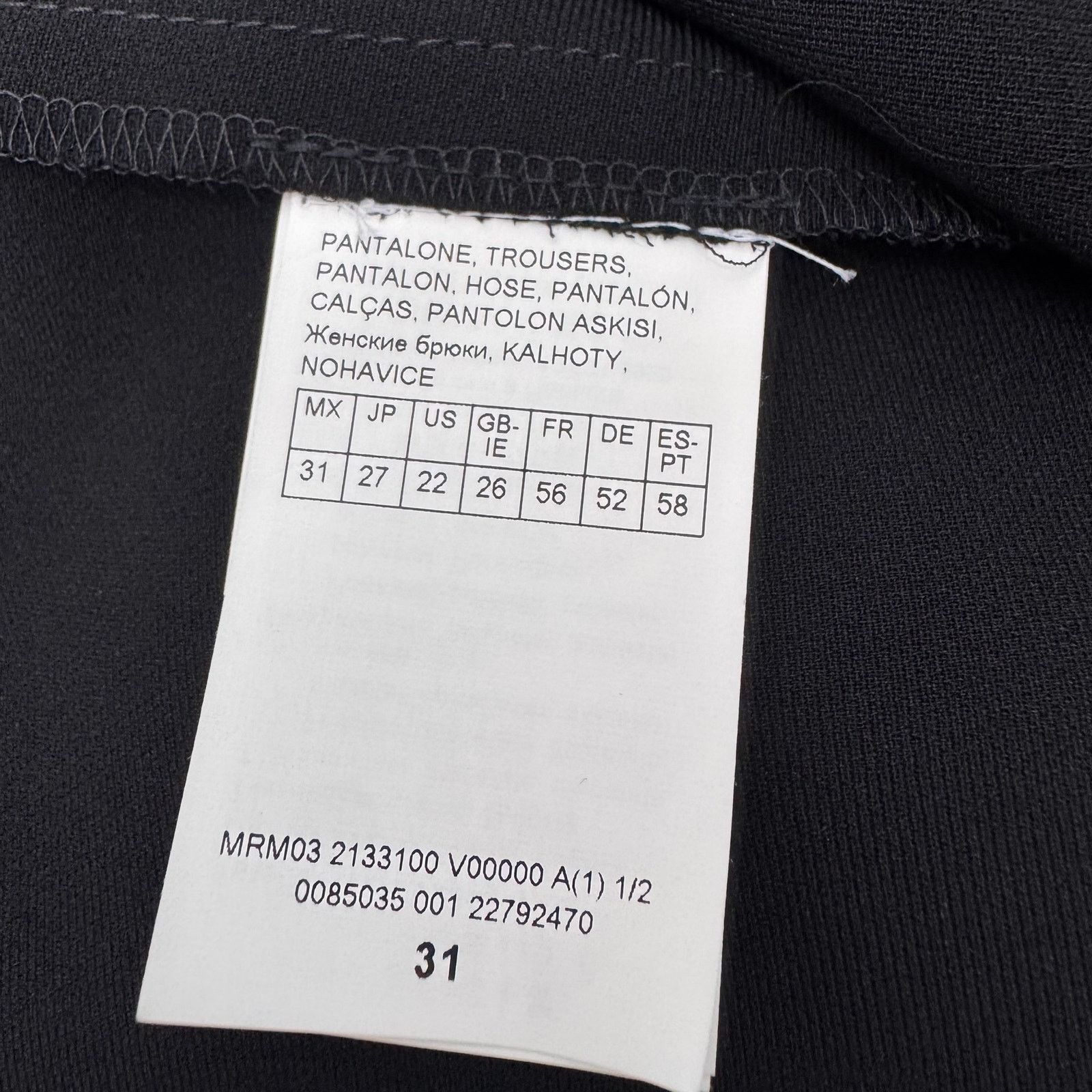 Marina Rinaldi Marina Rinaldi RANCH Black Pants Plus 22 Quiet Luxury Office Size 42" / US 20 - 8 Thumbnail
