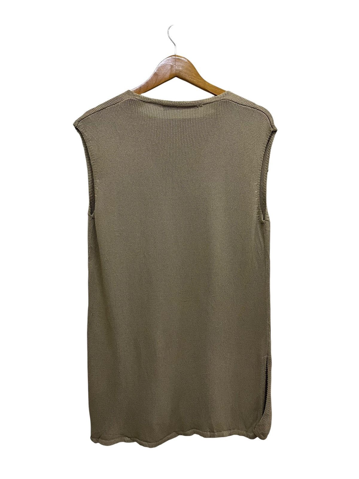 Max Mara Max Mara Unisex Fine Wool Knitted Sleeveless Top Size ONE SIZE - 10 Thumbnail