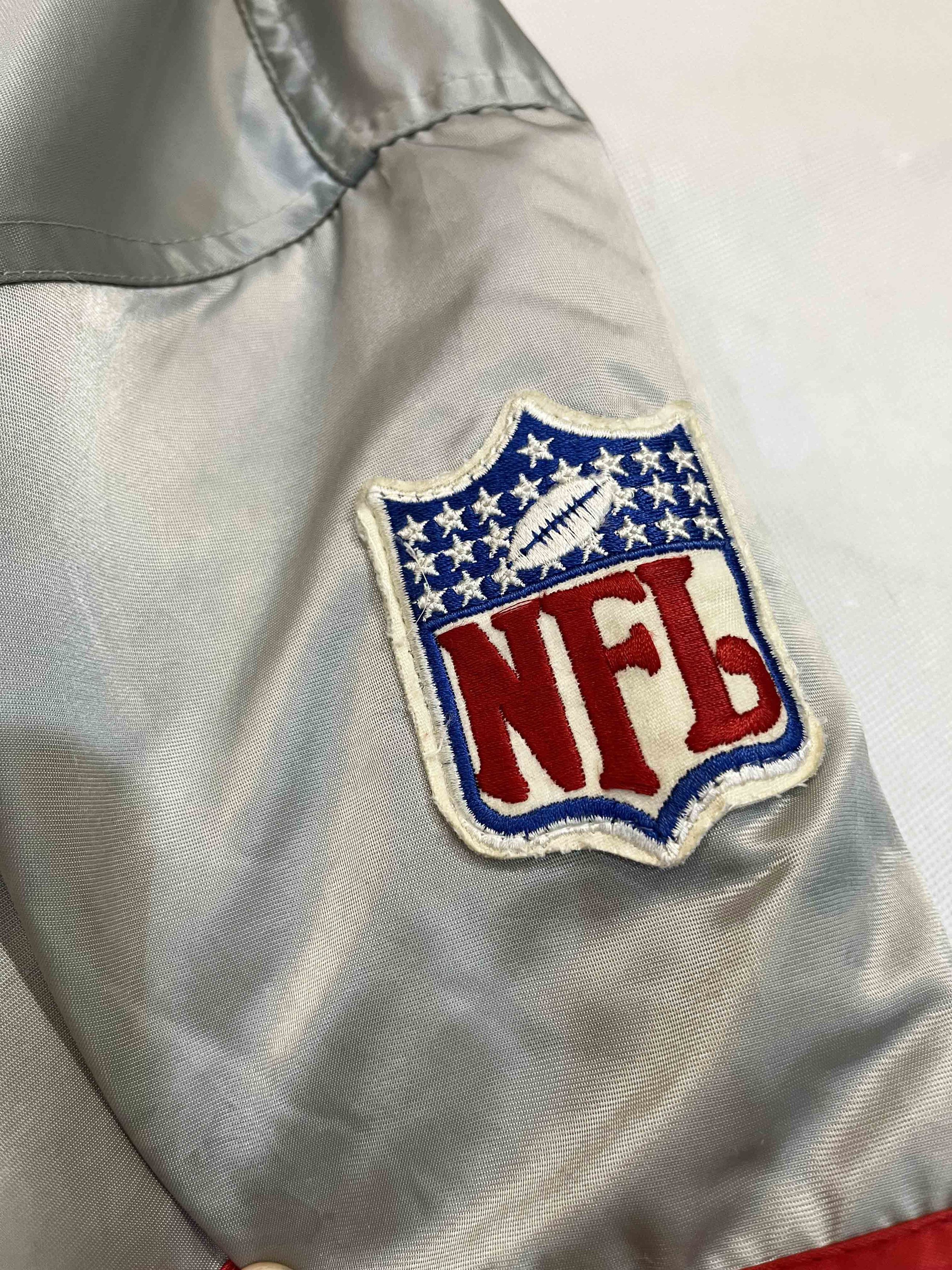 NFL × Starter × Vintage Vintage Starter NFL Atlanta Falcons Satin Bomber Jacket Size US XL / EU 56 / 4 - 5 Thumbnail