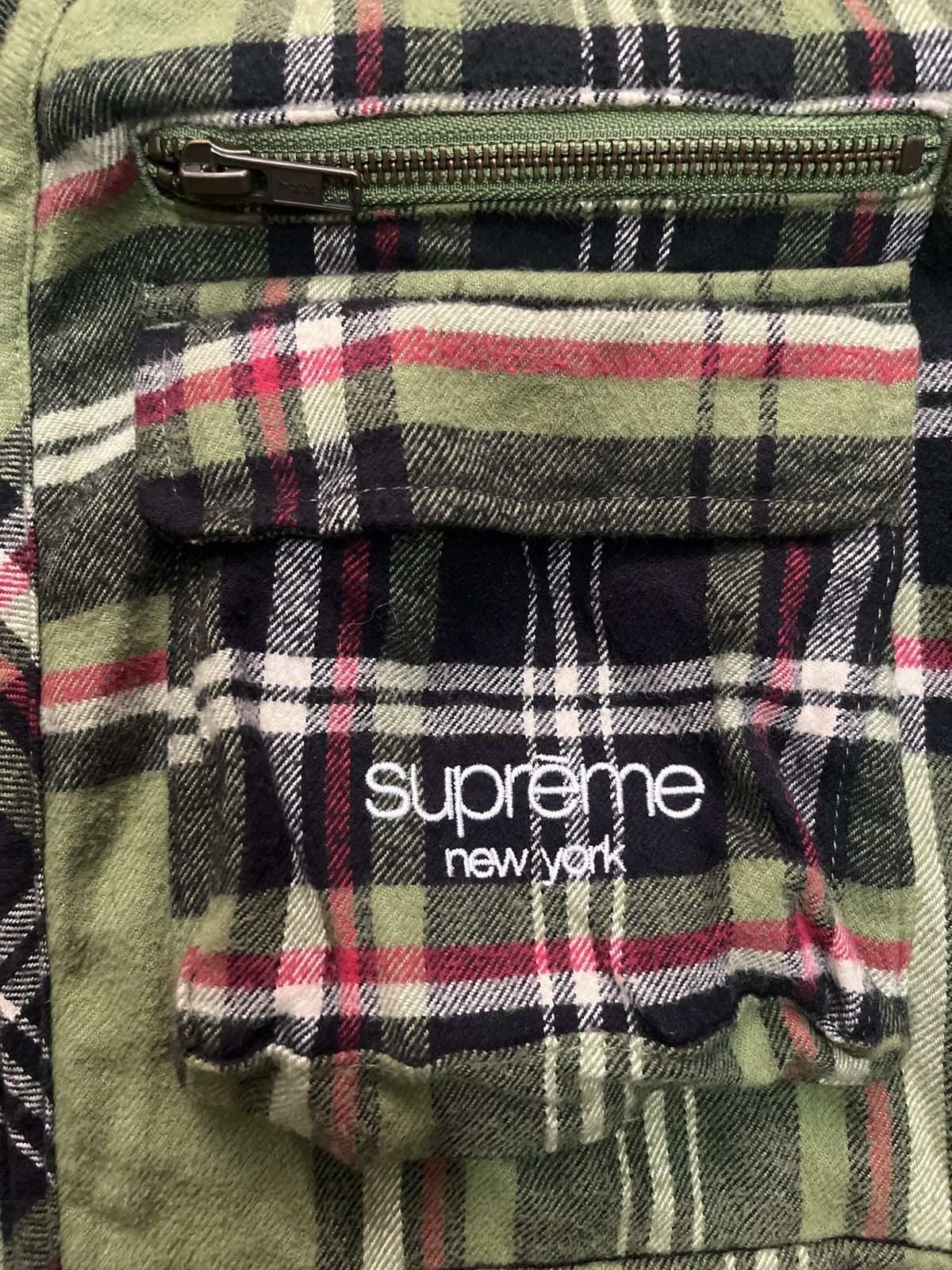 Supreme Supreme Tartan Flannel Cargo Vest Size US M / EU 48-50 / 2 - 3 Thumbnail