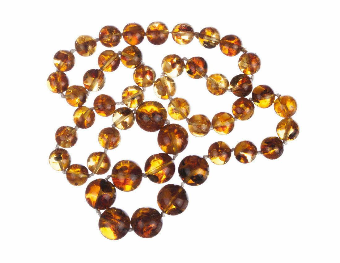 Designer Baltic Amber Round Bead Necklace Size ONE SIZE - 2 Thumbnail