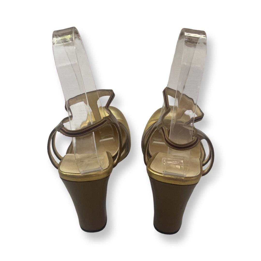 Prada Prada Gold vintage heels size 38 Size US 8 / IT 38 - 5 Thumbnail