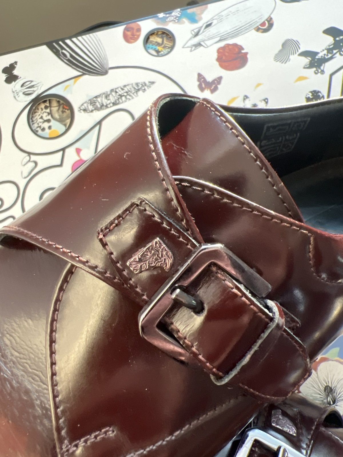 Versace Versace Single Monk Strap Dress Shoes Size US 7 / EU 40 - 2 Thumbnail