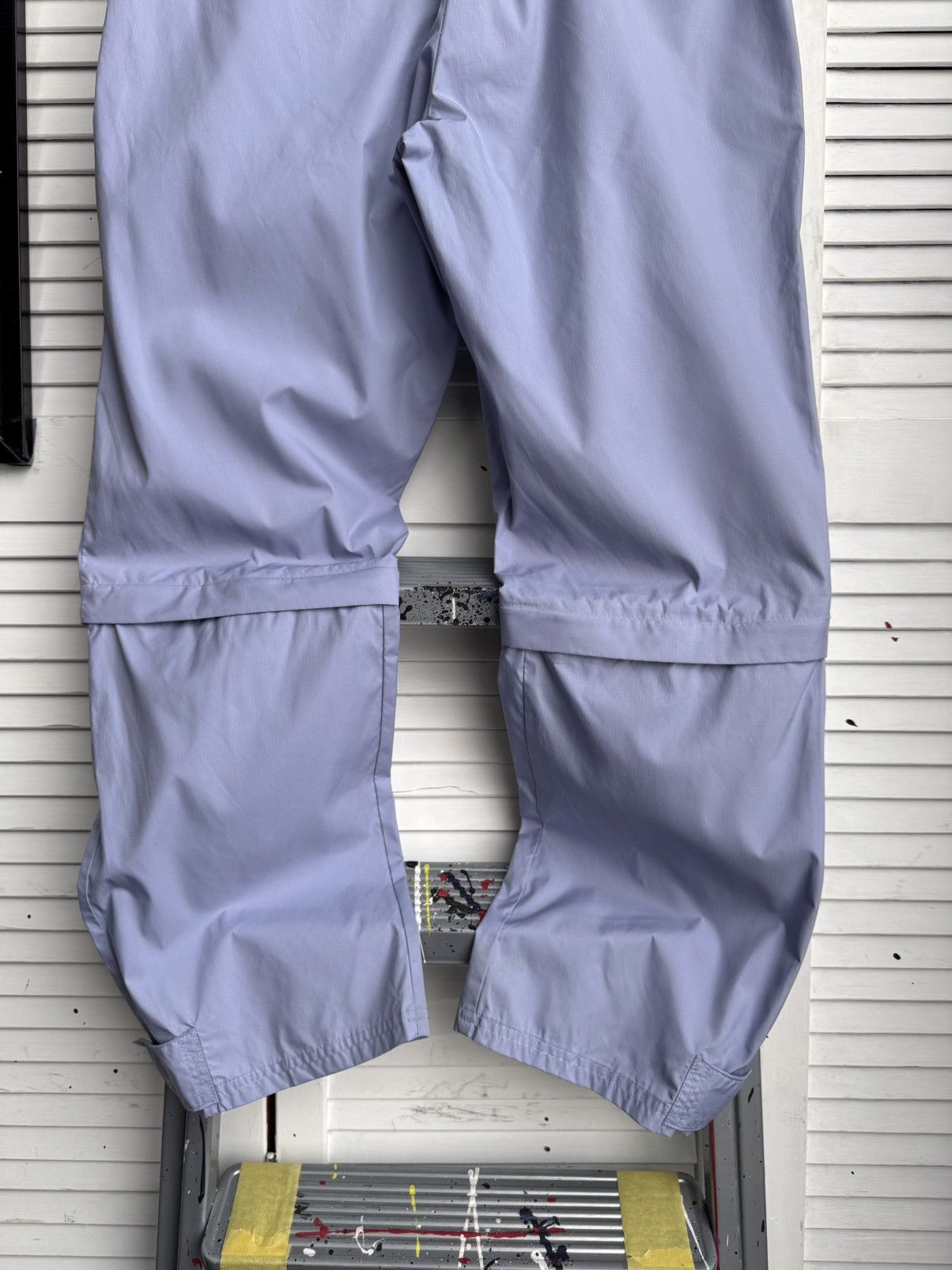 Nike Vintage Nike Clima-Fit Zip Off Tech Pants Nylon Light Blue Size US 30 / EU 46 - 9 Thumbnail
