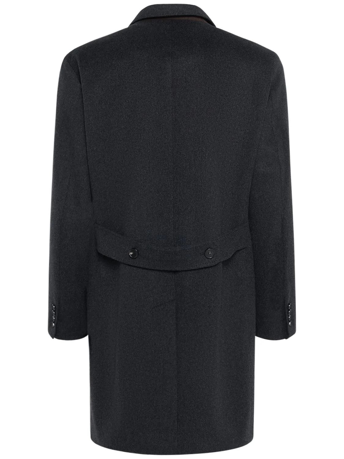 Loro Piana o1w1db10824 Martingala Cashmere Coat in Black Size US M / EU 48-50 / 2 - 5 Thumbnail
