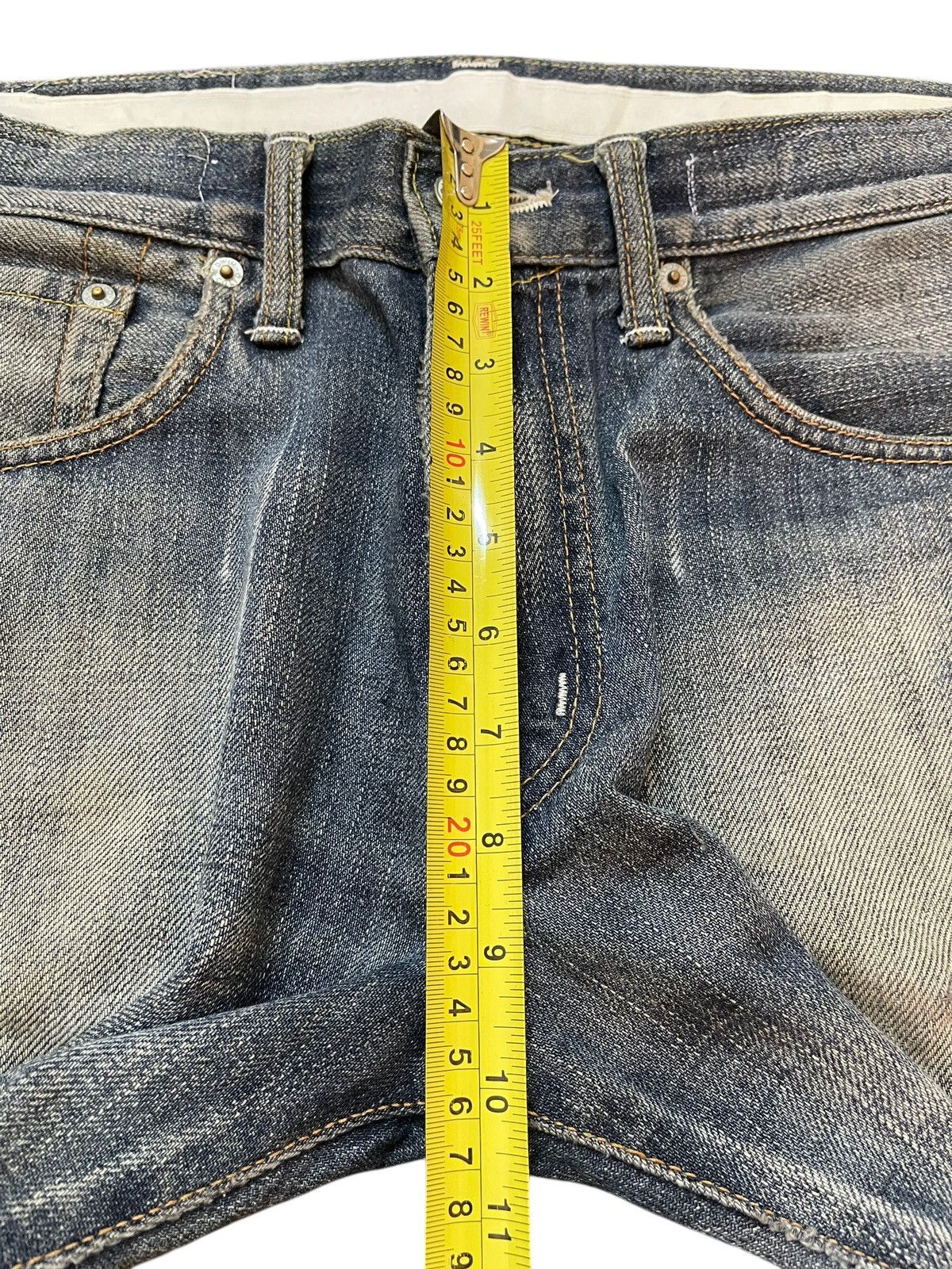 Edwin Vintage Edwin 503 Faded Wash Style Distress Jeans Size US 32 / EU 48 - 16 Thumbnail
