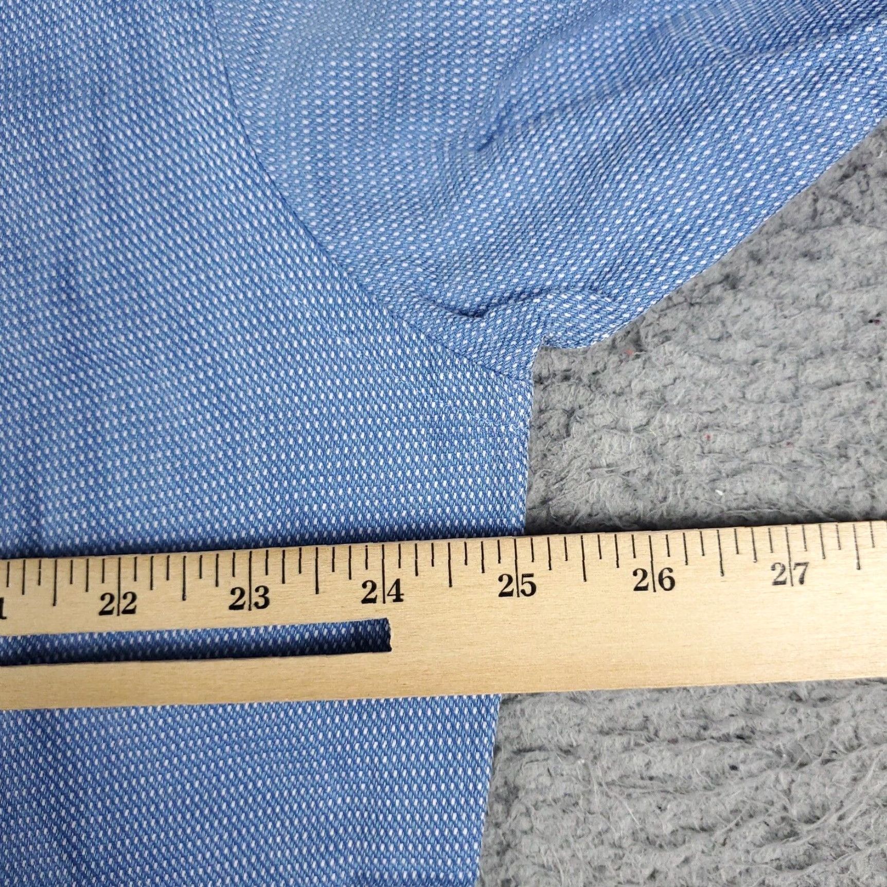 Tommy Hilfiger Tommy Hilfiger Shirt Mens Large Blue French Cuff Button Up Long Sleeve Size US L / EU 52-54 / 3 - 5 Thumbnail