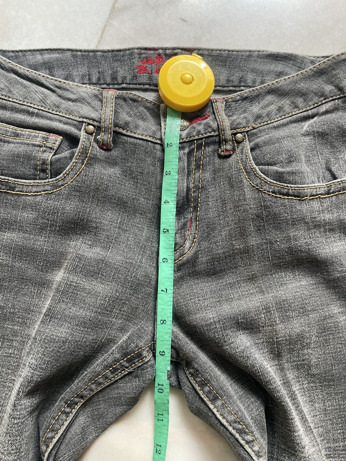 If Six Was Nine BCBG Skull Cross Flared Jeans Size US 29 - 5 Thumbnail