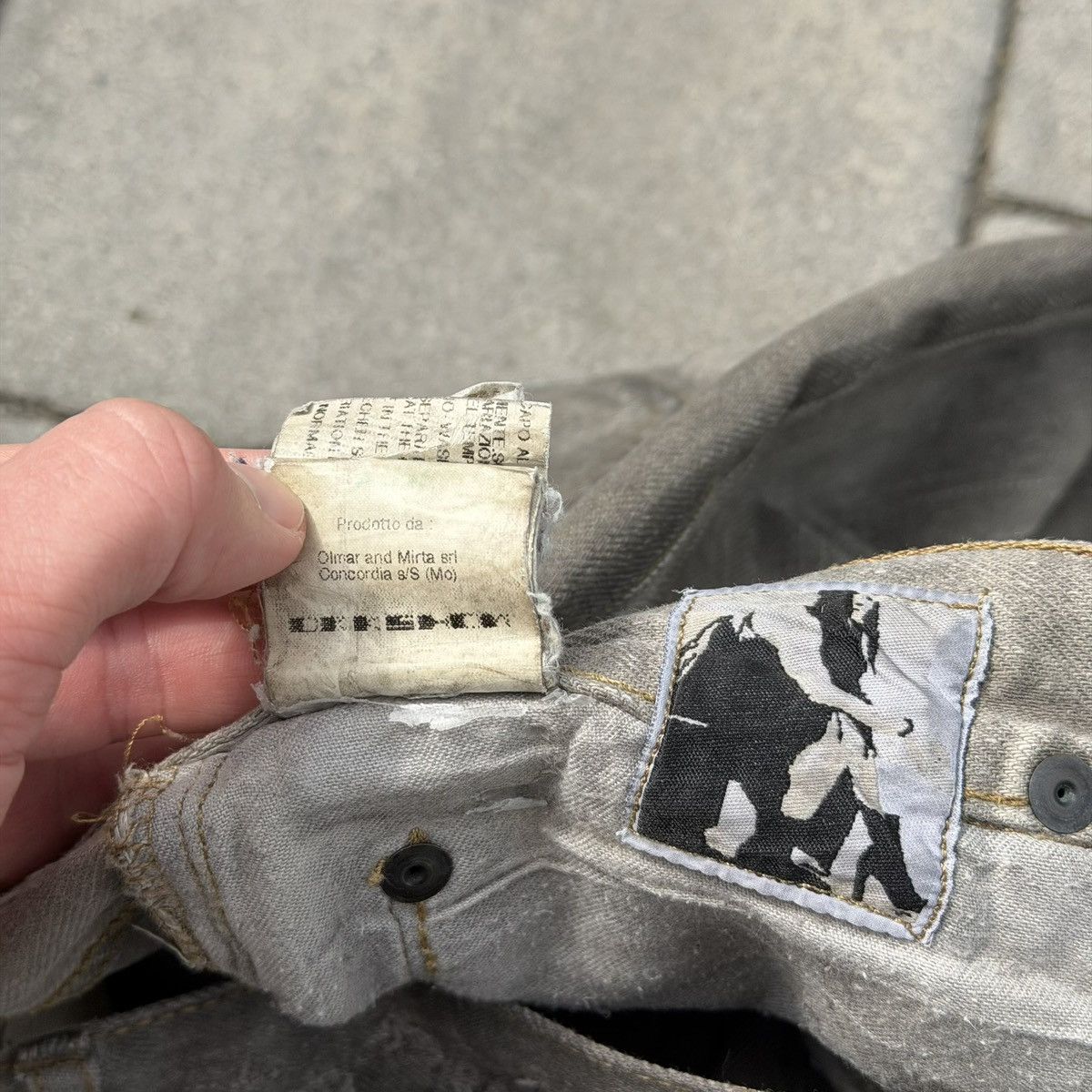 Rick Owens SS09 Rick Owens Silver Wax Detroit Cut Denim Size US 30 / EU 46 - 4 Thumbnail