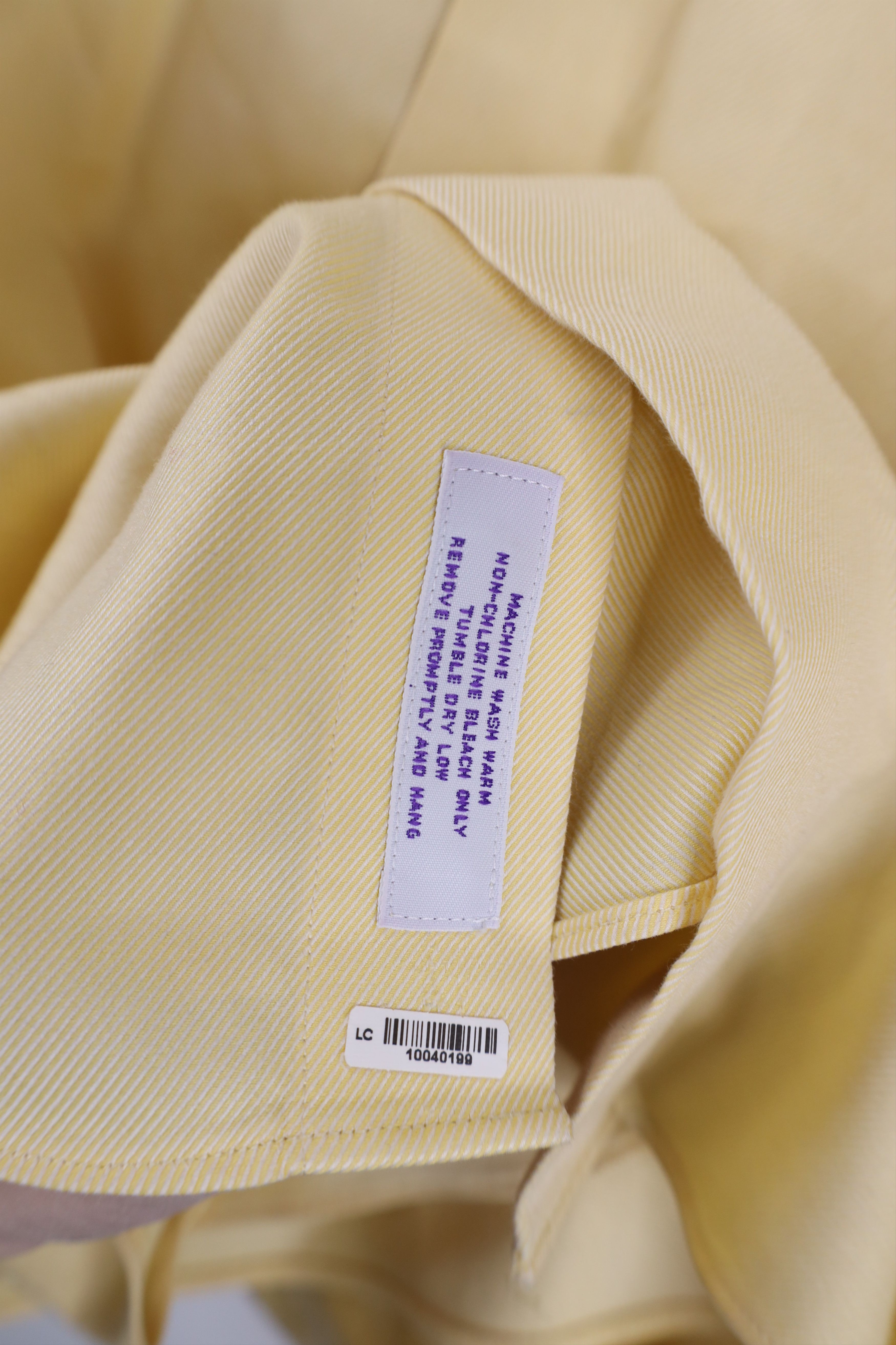 Brooks Brothers Vintage 90s Brooks Brothers Button Shirt Yellow Cotton Size US M / EU 48-50 / 2 - 9 Thumbnail