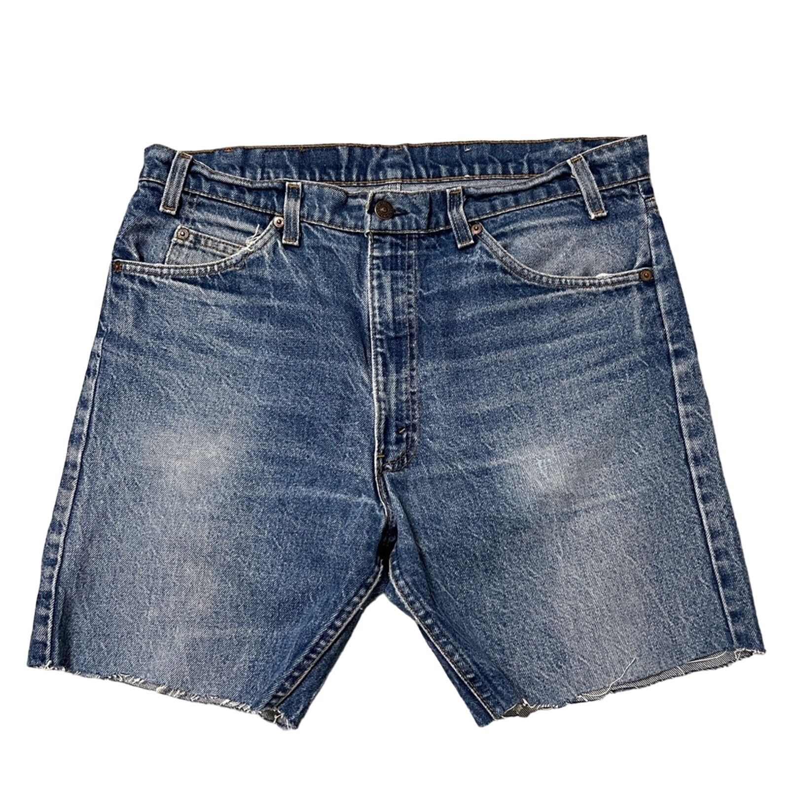 Levi's Vintage Levi’s Orange Tab Cut Off Denim Dad Shorts Size 32" / US 10 / IT 46 - 1 Thumbnail