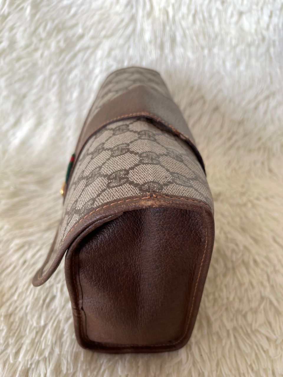 Gucci × Vintage Gucci GG Sherry Line Clutch Bag Size ONE SIZE - 11 Thumbnail
