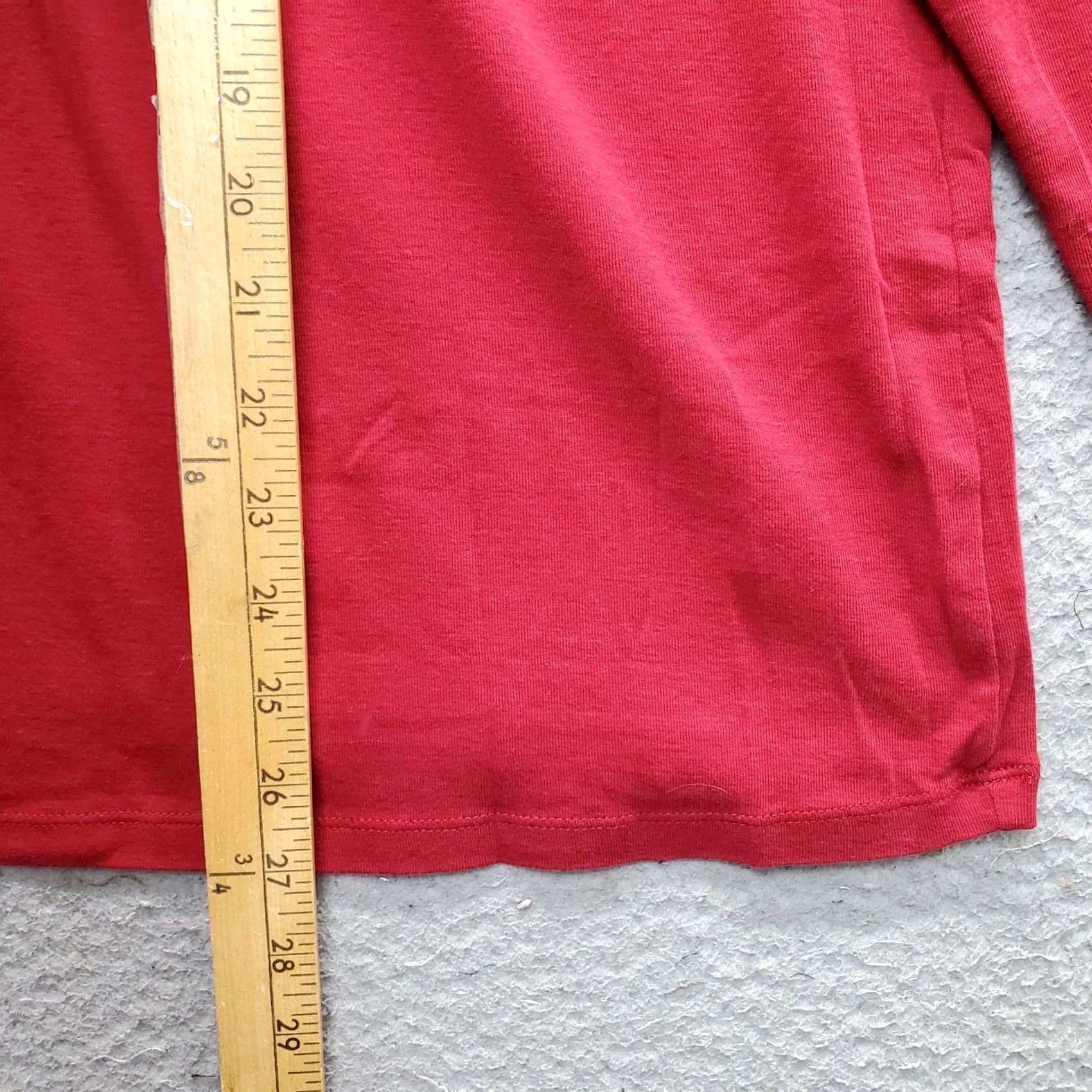 Talbots Talbots Blouse Womens Red Long Sleeve Beaded Pleated Scoop Neck Pullover XL Shirt Women Size XL / US 12-14 / IT 48-50 - 3 Thumbnail