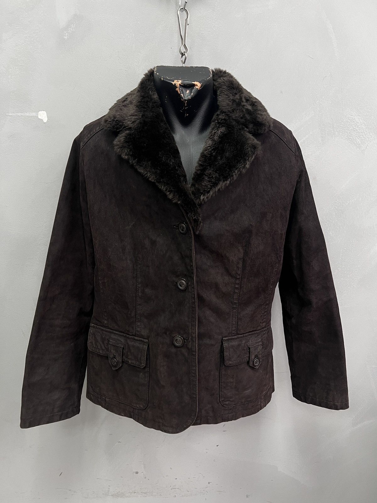 14th Addiction Hysteric glamour Leather Jacket blazer y2k Brown fur Style Size US M / EU 48-50 / 2 - 1 Thumbnail