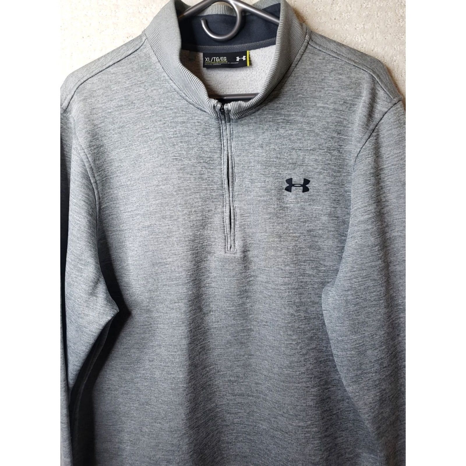 Under Armour Under Armour Heatgear Loose Fit 1/4 Zip Pullover Sweat Shirt Jacket XL Men Gray Size US XL / EU 56 / 4 - 3 Thumbnail