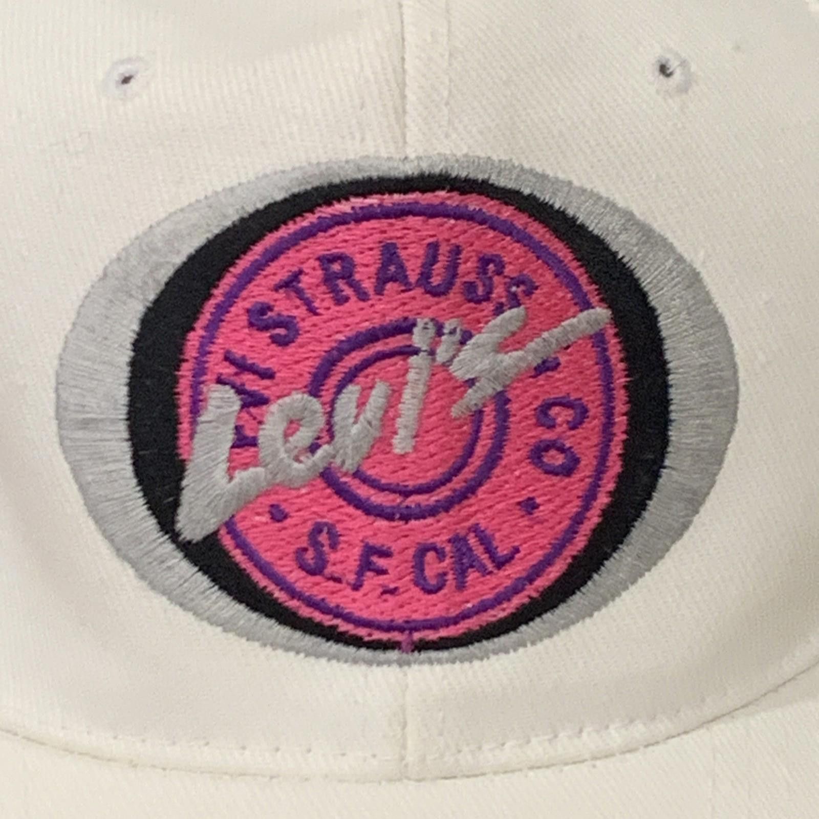 Levi's Levi’s Strauss 90s Y2K Cap Double Sided Logo Pink Embroidery Size ONE SIZE - 2 Thumbnail