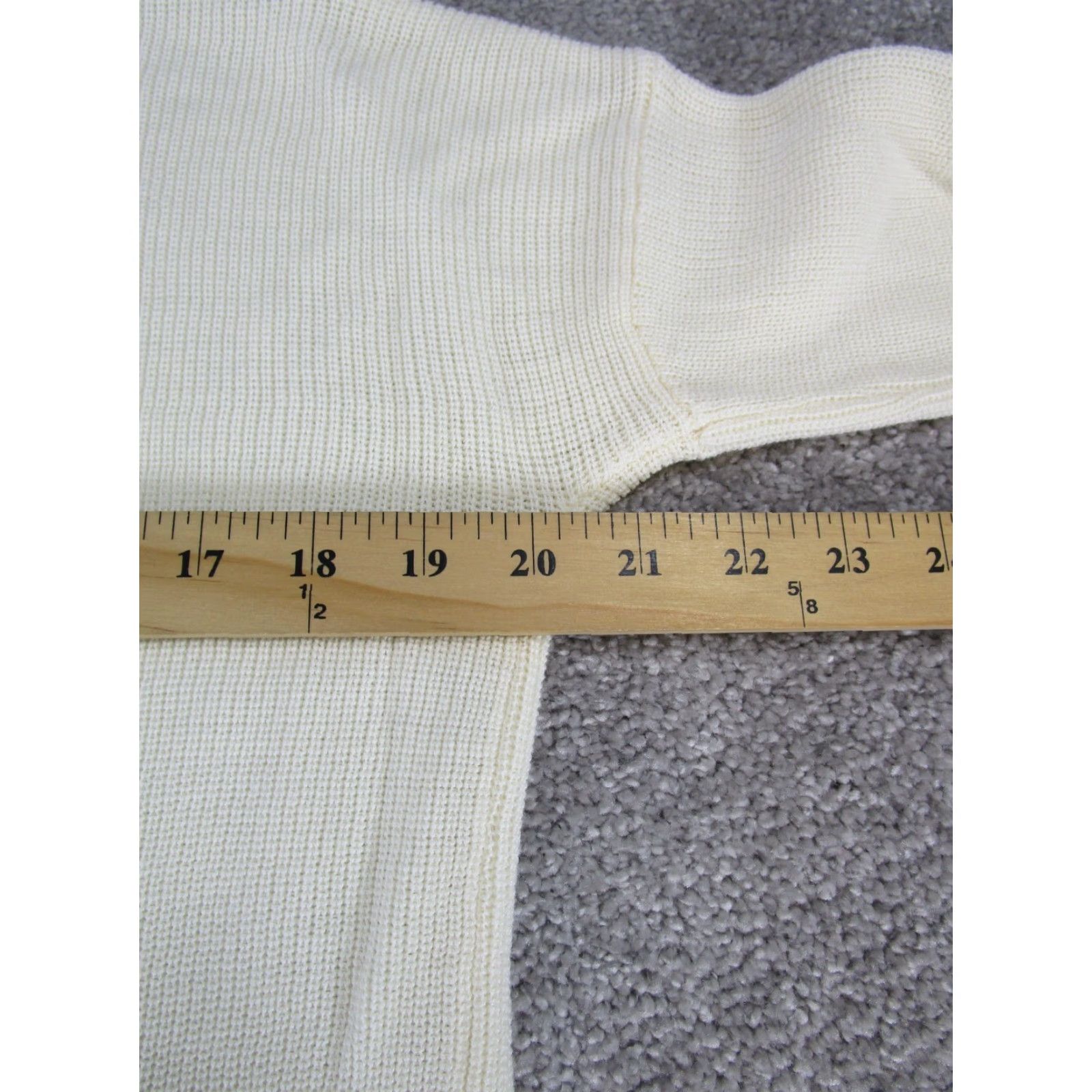 Zara VINTAGE Zara Women's Sweater Pullover Knit Long Sleeve Casual Medium Ivory 90s Size M / US 6-8 / IT 42-44 - 5 Thumbnail