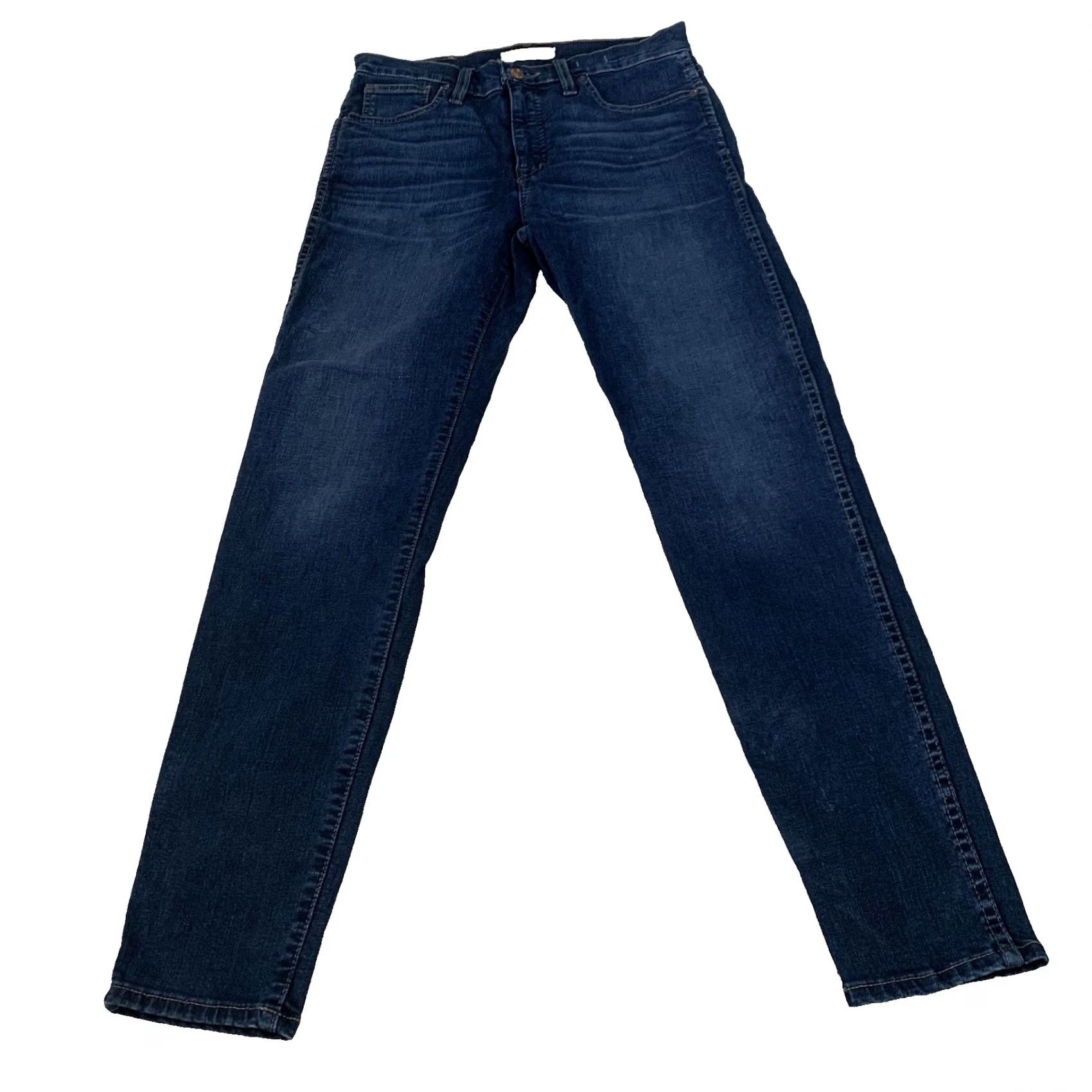 Madewell Madewell Jeans Womens 28 High-Rise Skinny Dark Blue Denim Stretch Zip 5-Pocket Size 28" / US 6 / IT 42 - 3 Thumbnail