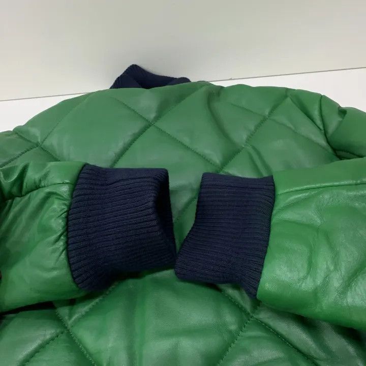 Kenzo KENZO Classic Comfortable Green Leather Jacket -2507 Size US M / EU 48-50 / 2 - 8 Thumbnail