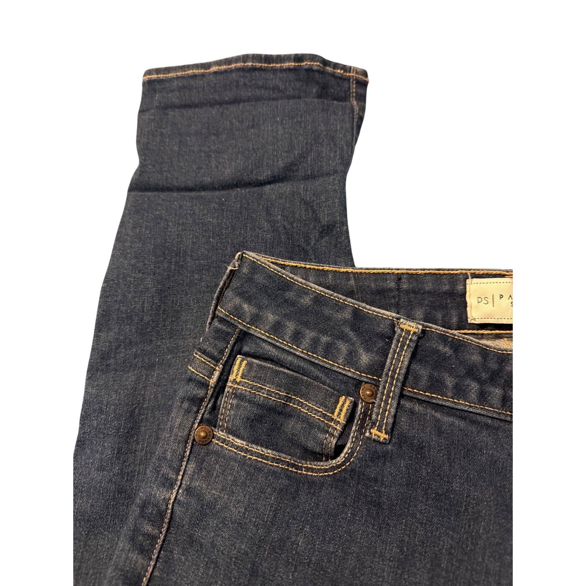 Other Parker Smith Straight Leg Denim Blue Jeans Camden Wash Made Size 25" / US 0 / IT 36 - 3 Thumbnail