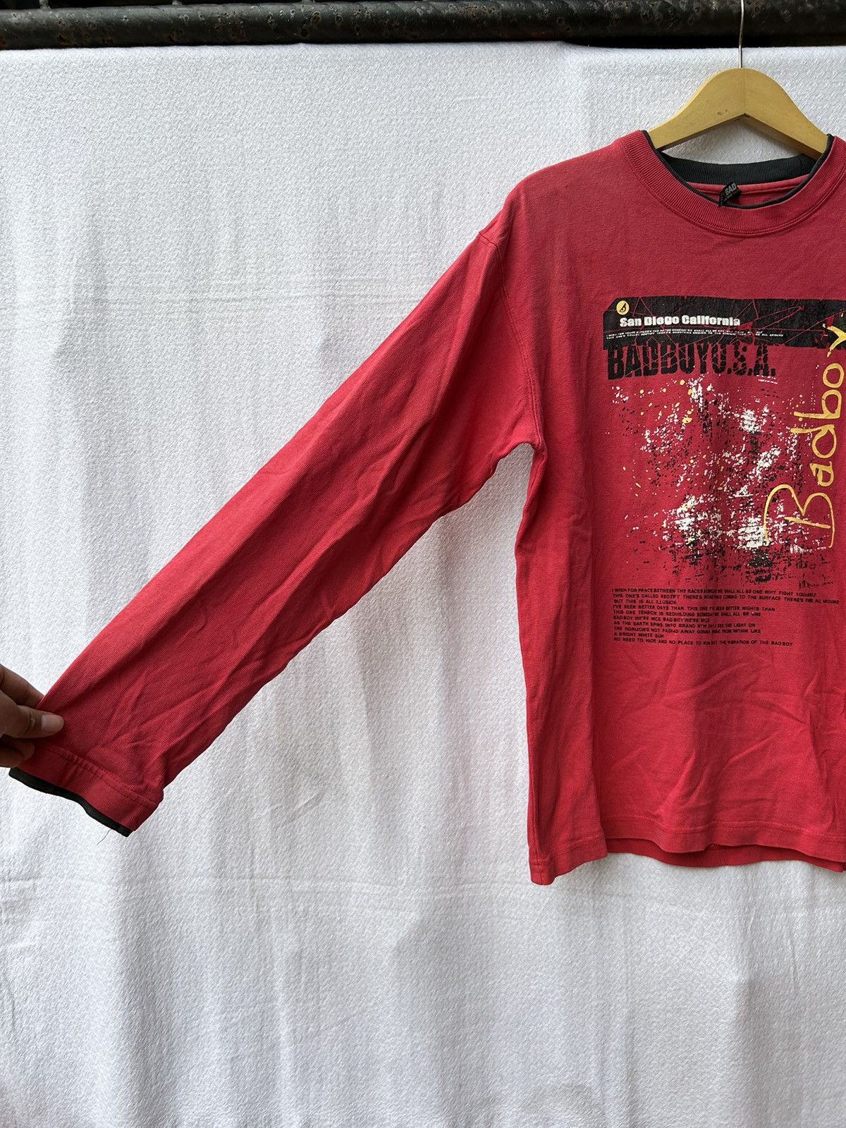 Other 💸BINDINGOFFER💸Badboy japanese style poem longsleeve Size US M / EU 48-50 / 2 - 4 Thumbnail