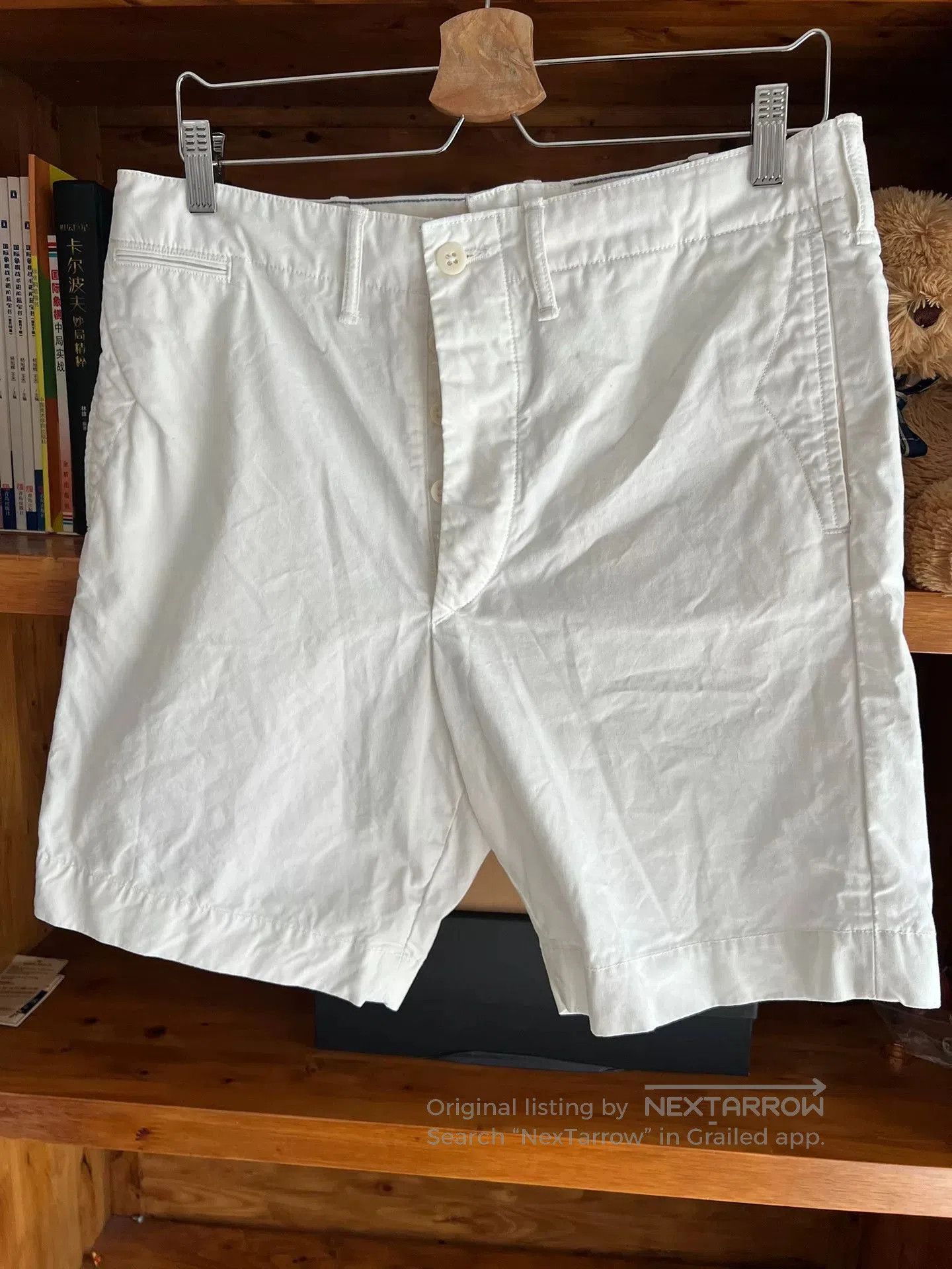 RRL Ralph Lauren RRL Double RL Vintage White Work Shorts. Size US 31 - 1 Thumbnail