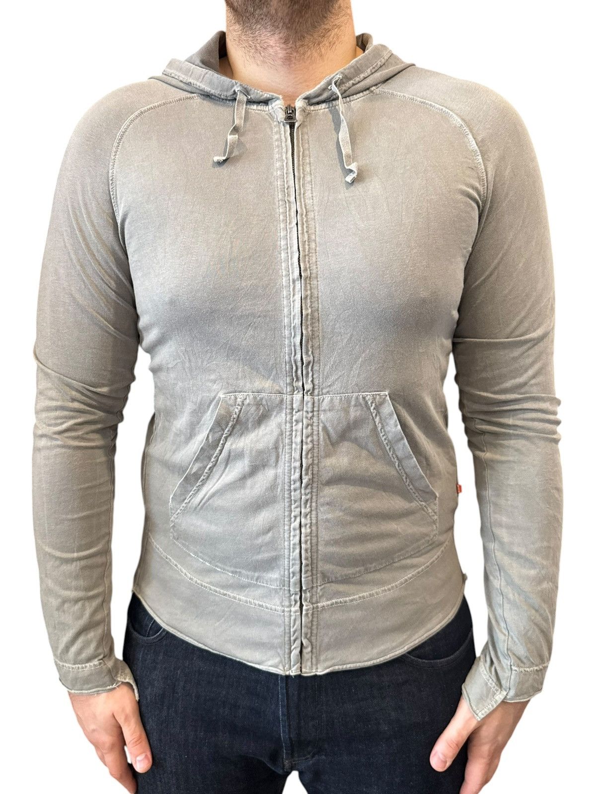Hugo Boss Hugo Boss Orange Full Zip Gray Hoodie Long Sweatshirt Medium Size US M / EU 48-50 / 2 - 1 Thumbnail