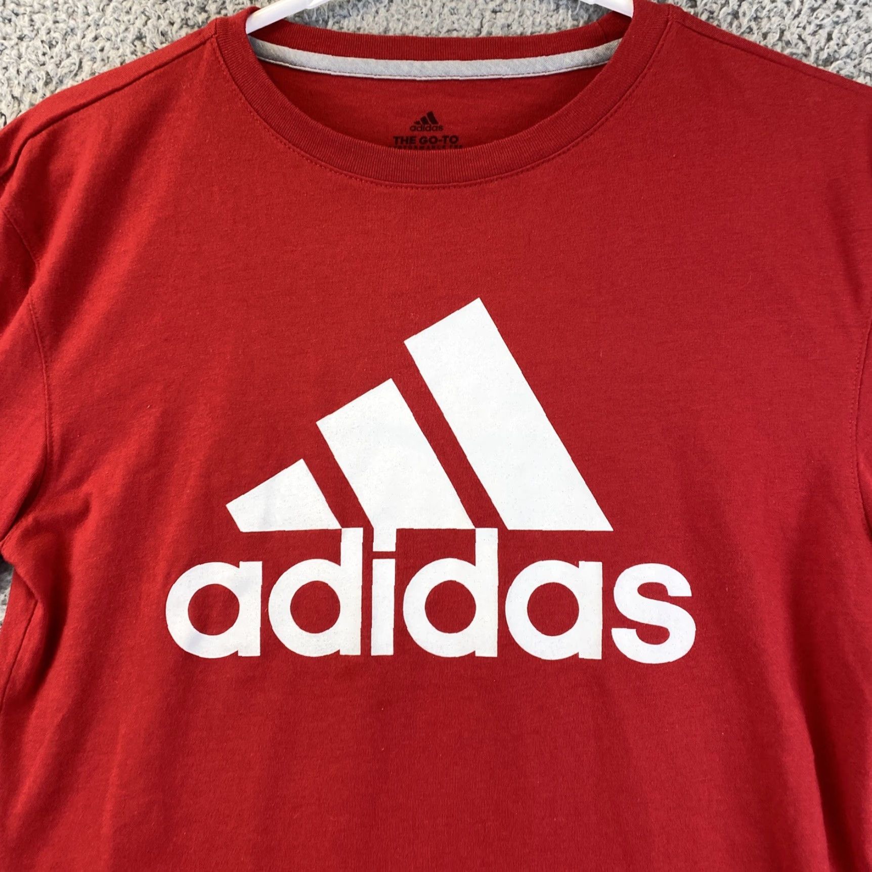 Adidas adidas Climalite Long Sleeve Shirt Men's XS Red Top Tee 54-22 Size US XS / EU 42 / 0 - 2 Thumbnail