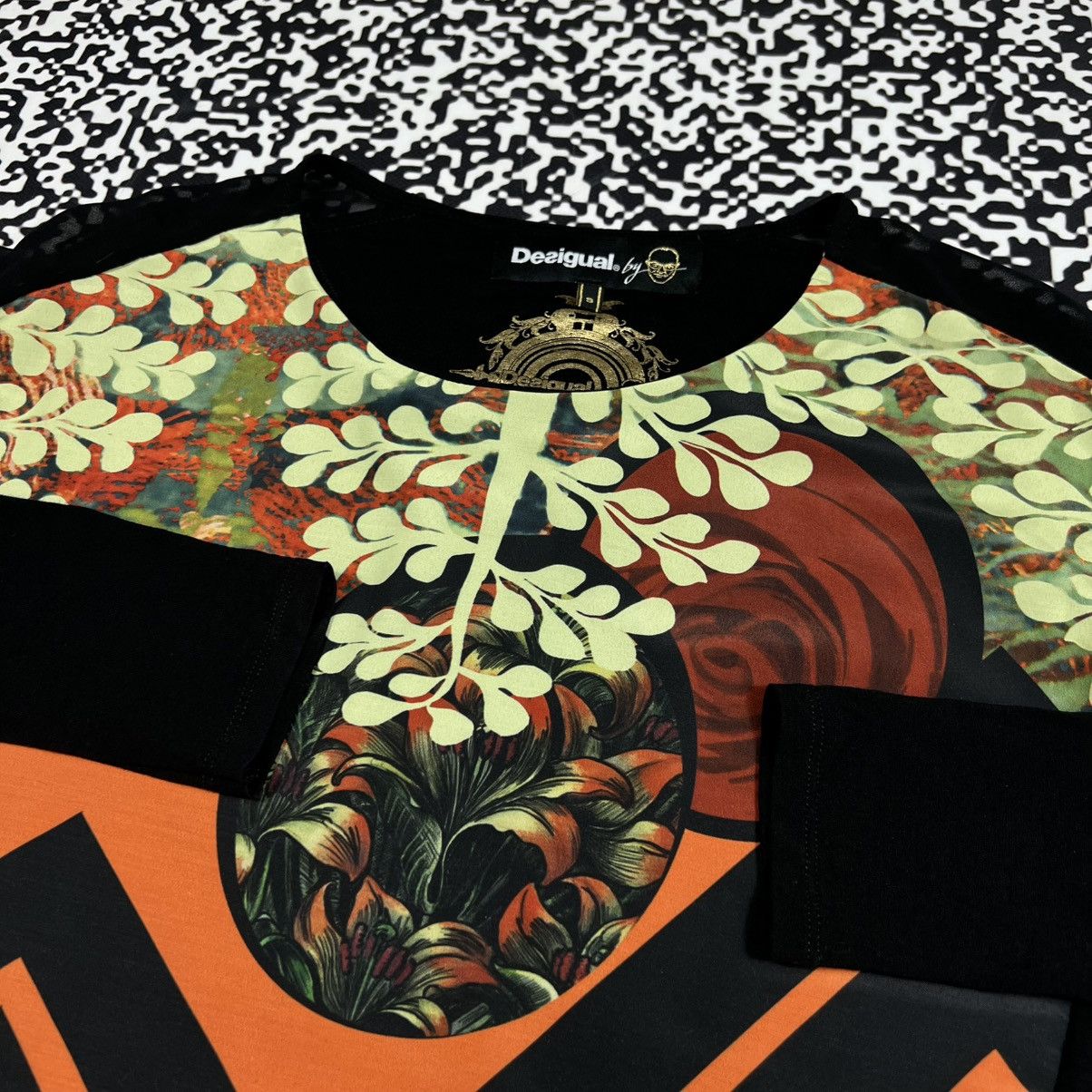 Desigual Vintage Y2K Desigual X Christian Lacroix Abstract Longsleeve Size S / US 4 / IT 40 - 11 Thumbnail