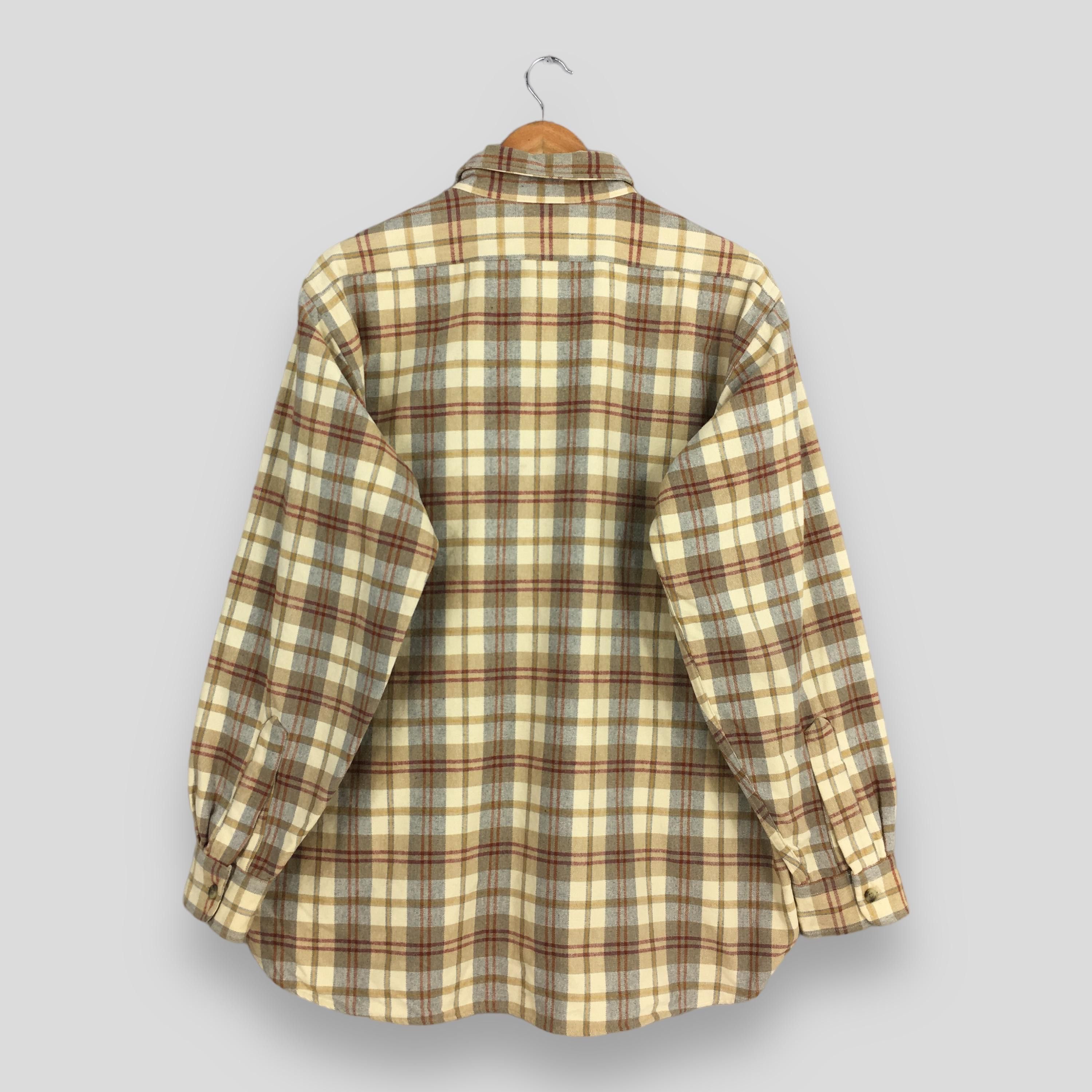 Flannel × L.L. Bean Vintage LL Bean Flannel Checkered Shirt Men Large Size US L / EU 52-54 / 3 - 7 Thumbnail
