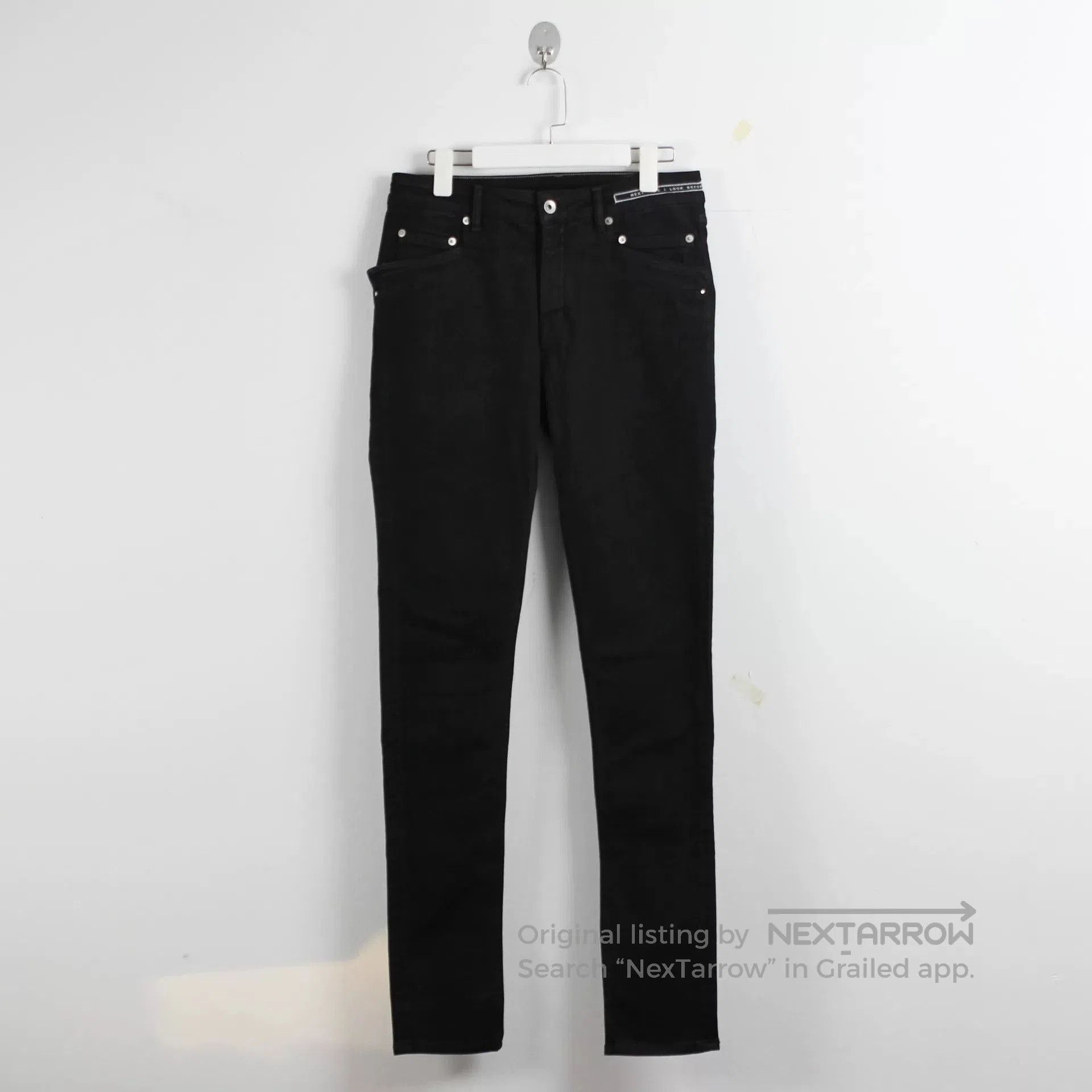 Rick Owens rick owens black denim long pants. Size US 32 / EU 48 - 1 Thumbnail