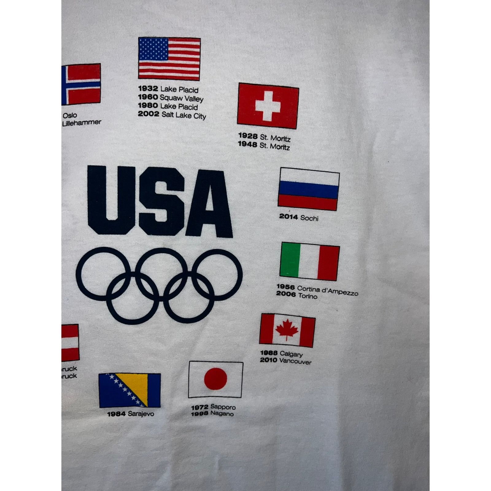 Delta America Olympics Shirt Olympic USA Flag Graphic Tee Medium Size US M / EU 48-50 / 2 - 7 Thumbnail