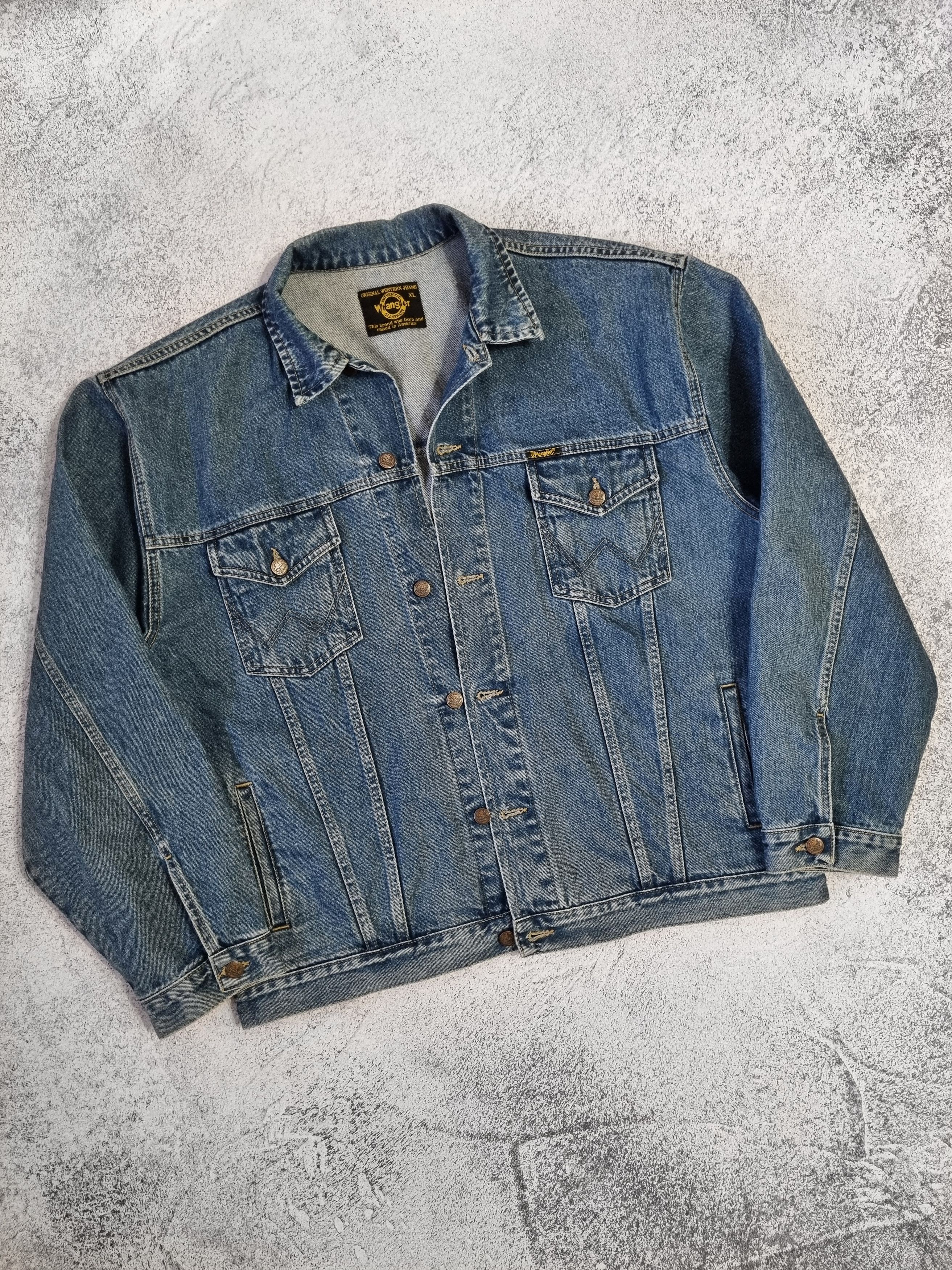Wrangler Vintage 90's Wrangler Denim USA Jacket Size US XL / EU 56 / 4 - 2 Thumbnail