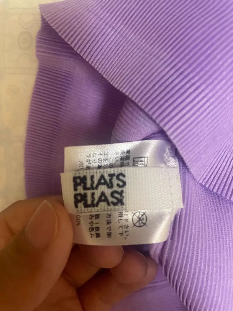 Issey Miyake issey miyake size：one size Purple polka dot vest 2506-Nexta Size XXS / US 00 / IT 34 - 3 Thumbnail