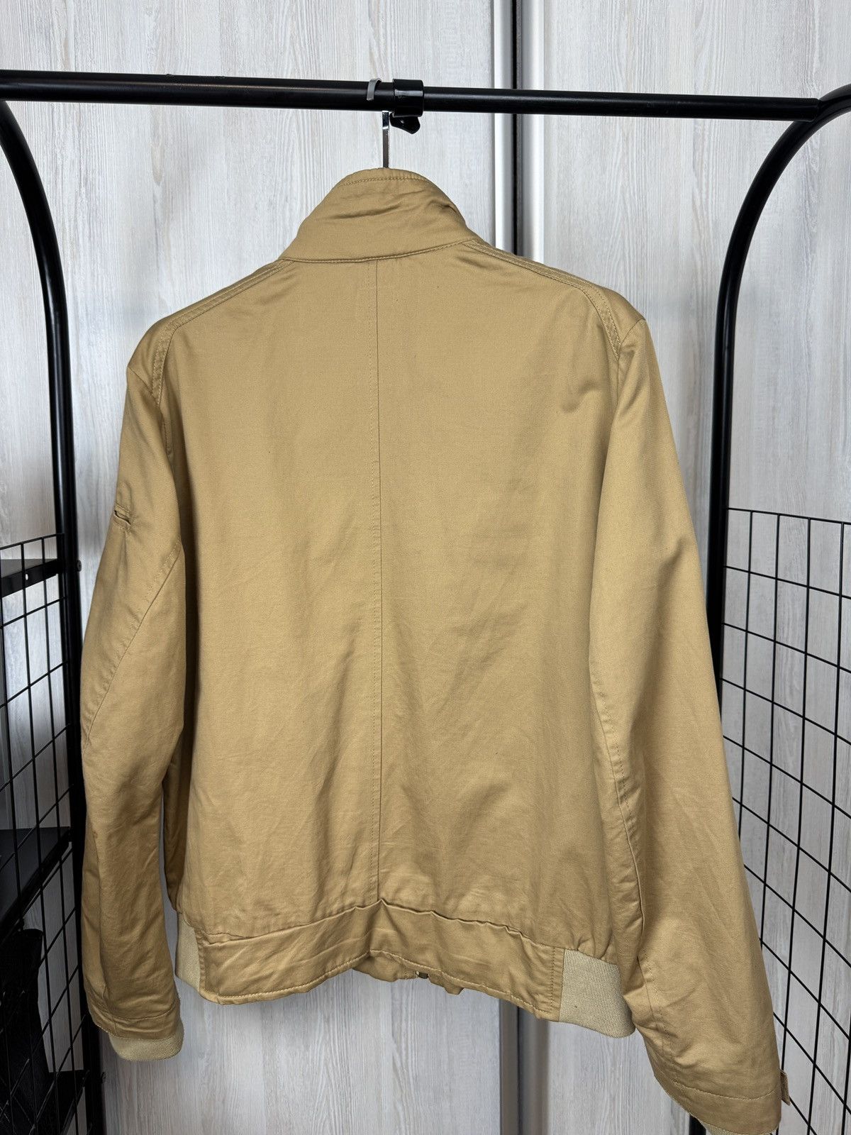 G-Star G-Star RAW Cotton Linen Bomber Jacket FLEET JKT beige Brown Size US XL / EU 56 / 4 - 10 Thumbnail