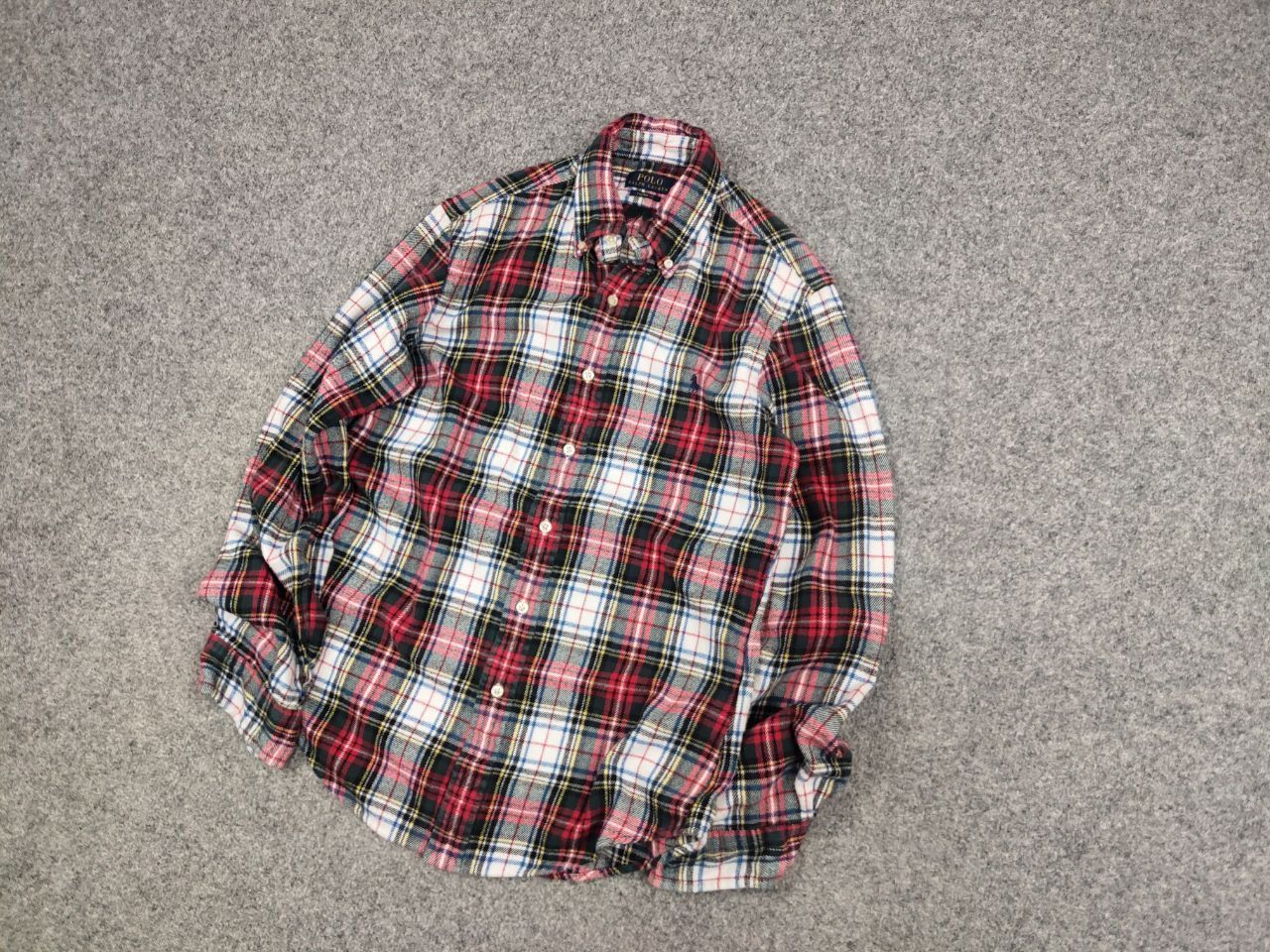 Polo Ralph Lauren Vintage Polo Ralph Lauren Flannel Shirt Y2K Style Custom fit Size US S / EU 44-46 / 1 - 4 Thumbnail