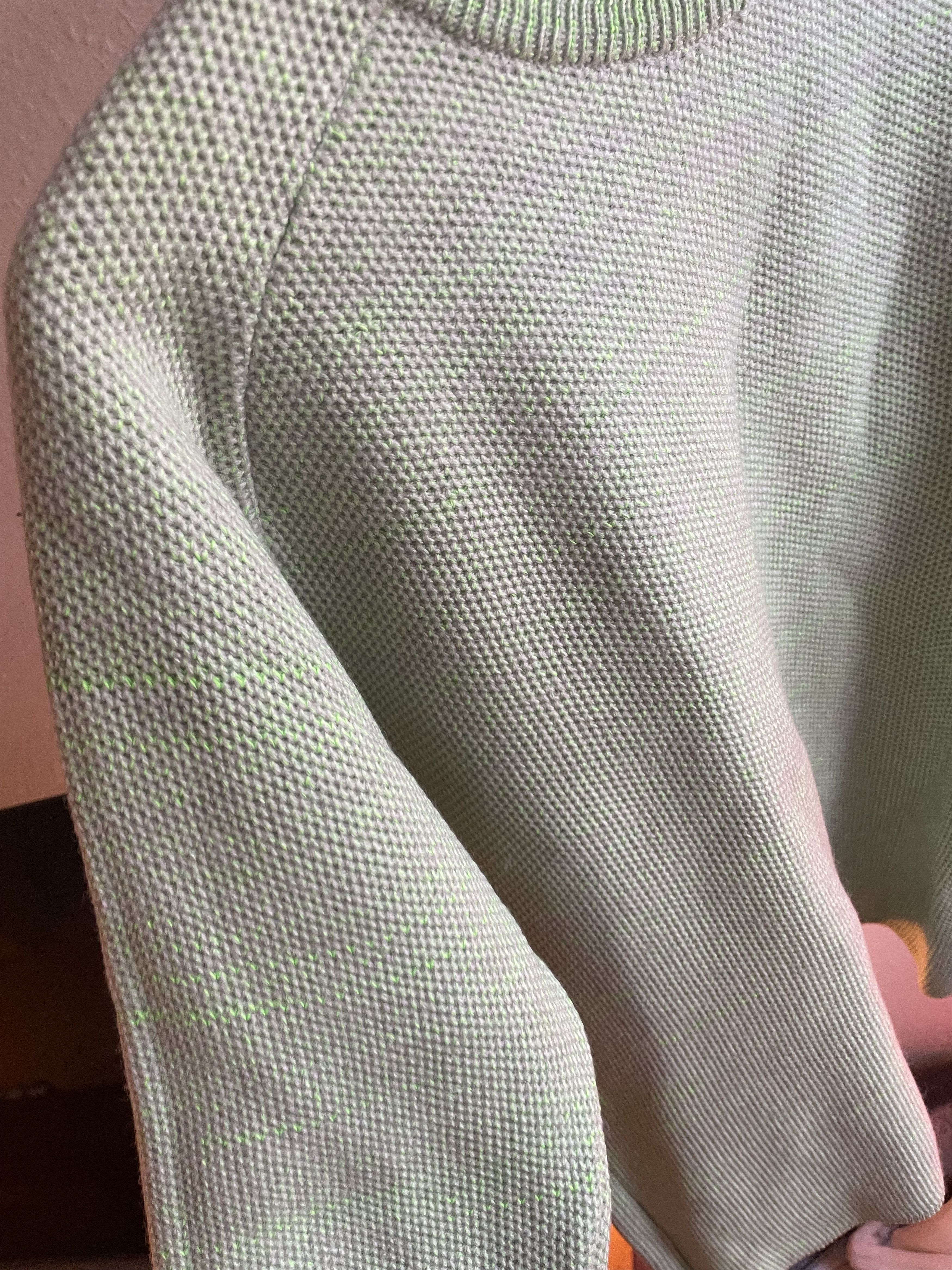 Mugler Green Neon Thread Wool Mix Size US M / EU 48-50 / 2 - 2 Thumbnail