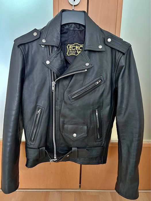 Vintage ECHO Vintage Biker leather jacket | Grailed