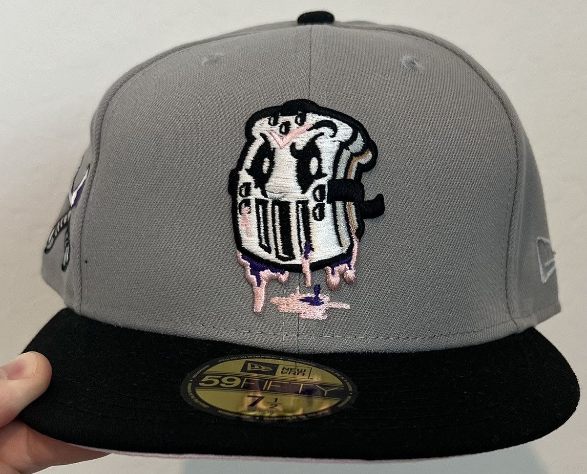 Hat Club New Era Fuji PBJ Anthropomorphic Mask Hat Hat Club Sz 7 1/2 Size ONE SIZE - 2 Thumbnail