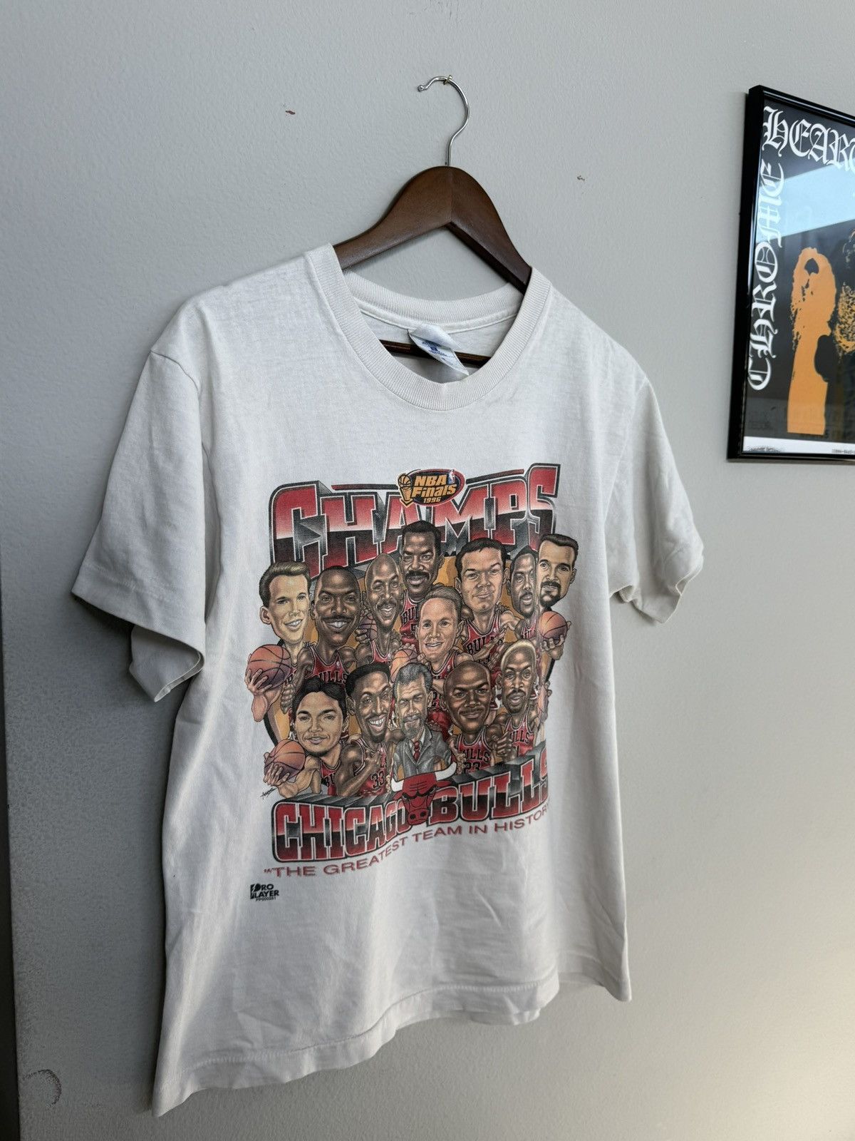 Other 1996 NBA FINALS single stitch Chicago Bulls Tee Size US M / EU 48-50 / 2 - 1 Thumbnail