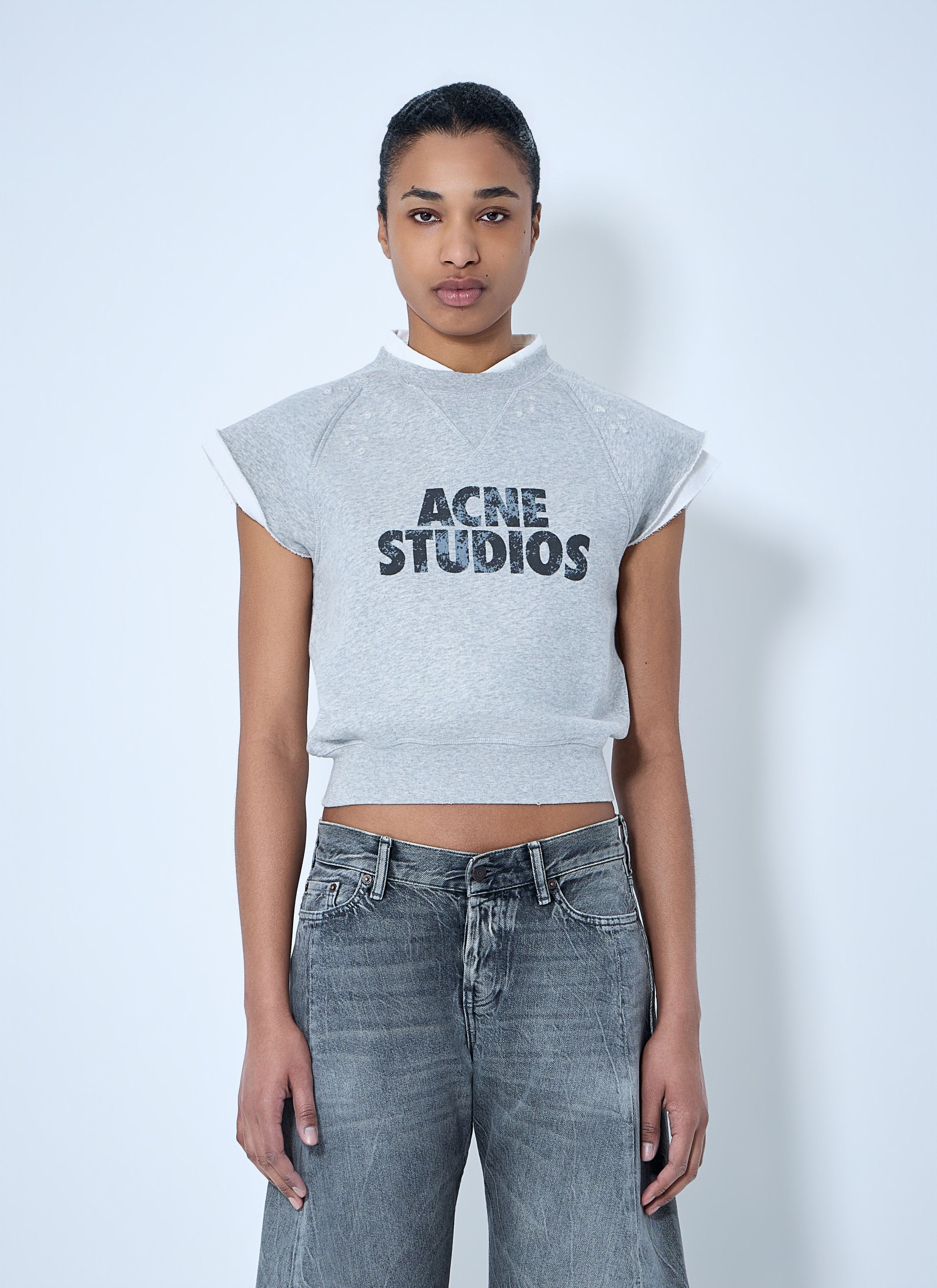 Acne Studios Sleeveless Logo Sweatshirt Size M / US 6-8 / IT 42-44 - 1 Thumbnail