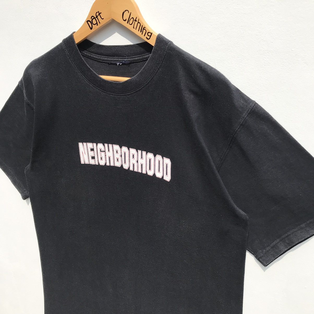 Neighborhood Neigborhood Japan Brand Tee Spellout Neighborhood SunFaded Size US M / EU 48-50 / 2 - 6 Thumbnail