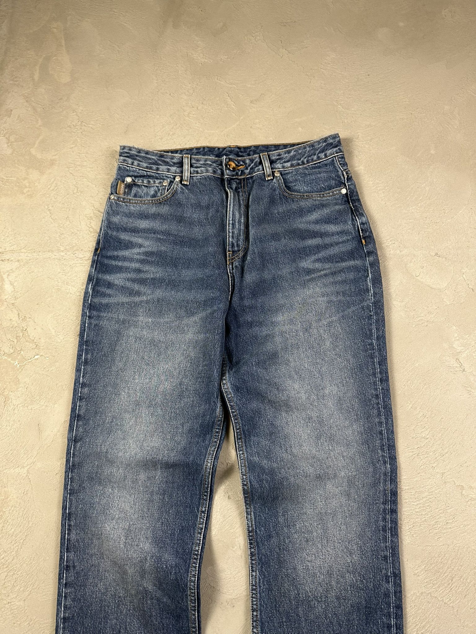 Other Ganni Oversized Denim Faded Pants Size US 31 - 4 Thumbnail
