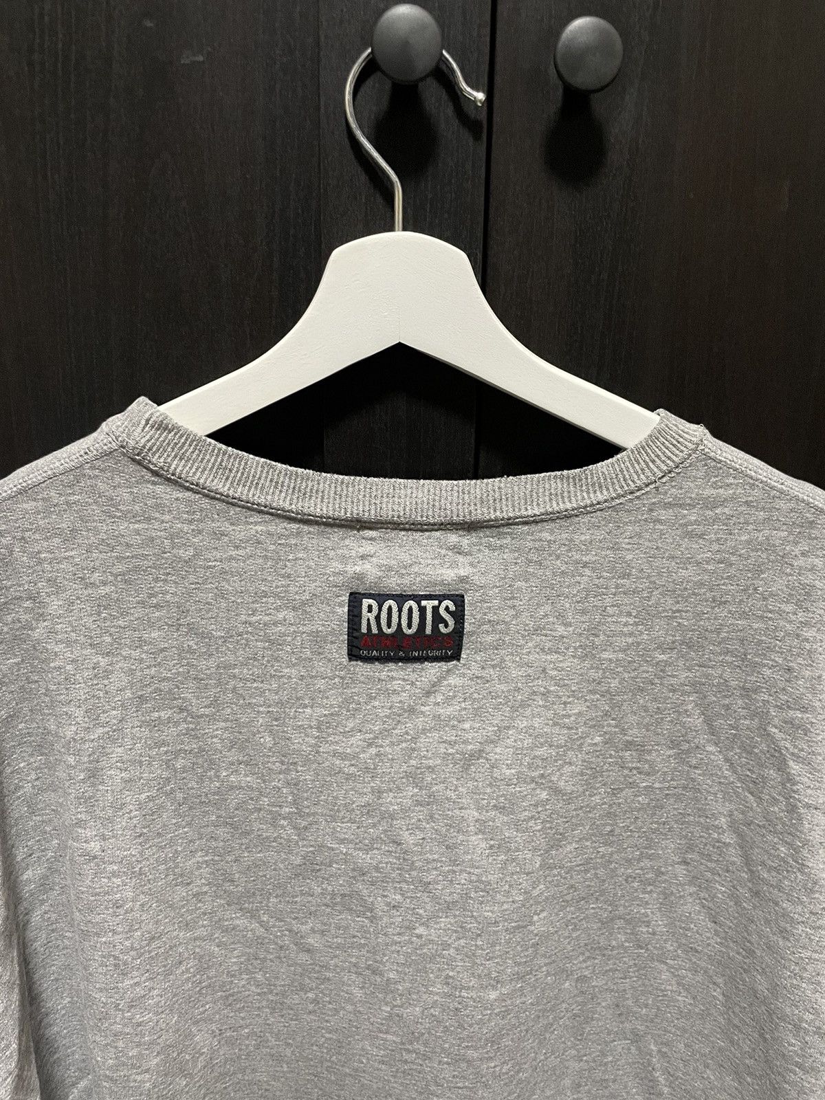 Roots × Vintage Vintage Roots Athletics Canada Grey Sweatshirt Size US XL / EU 56 / 4 - 4 Thumbnail