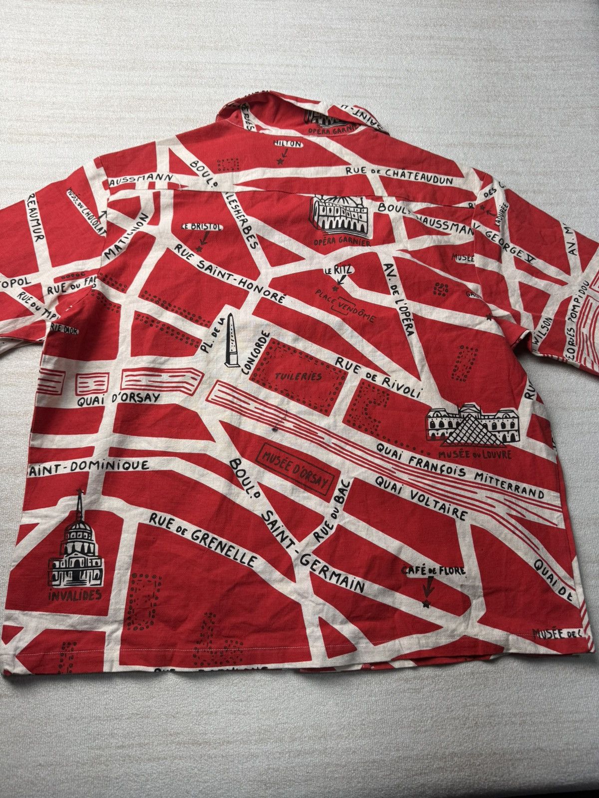 BRUT Archive The Paris map shirt Size US XL / EU 56 / 4 - 6 Thumbnail